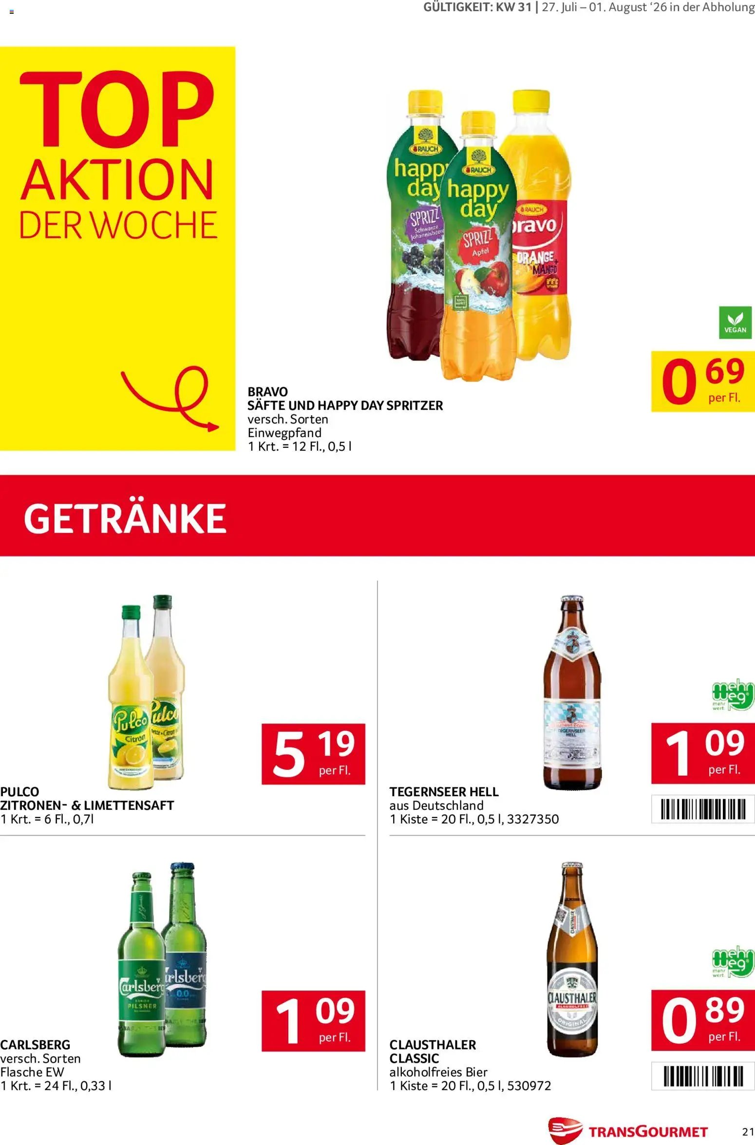 Transgourmet Flugblatt