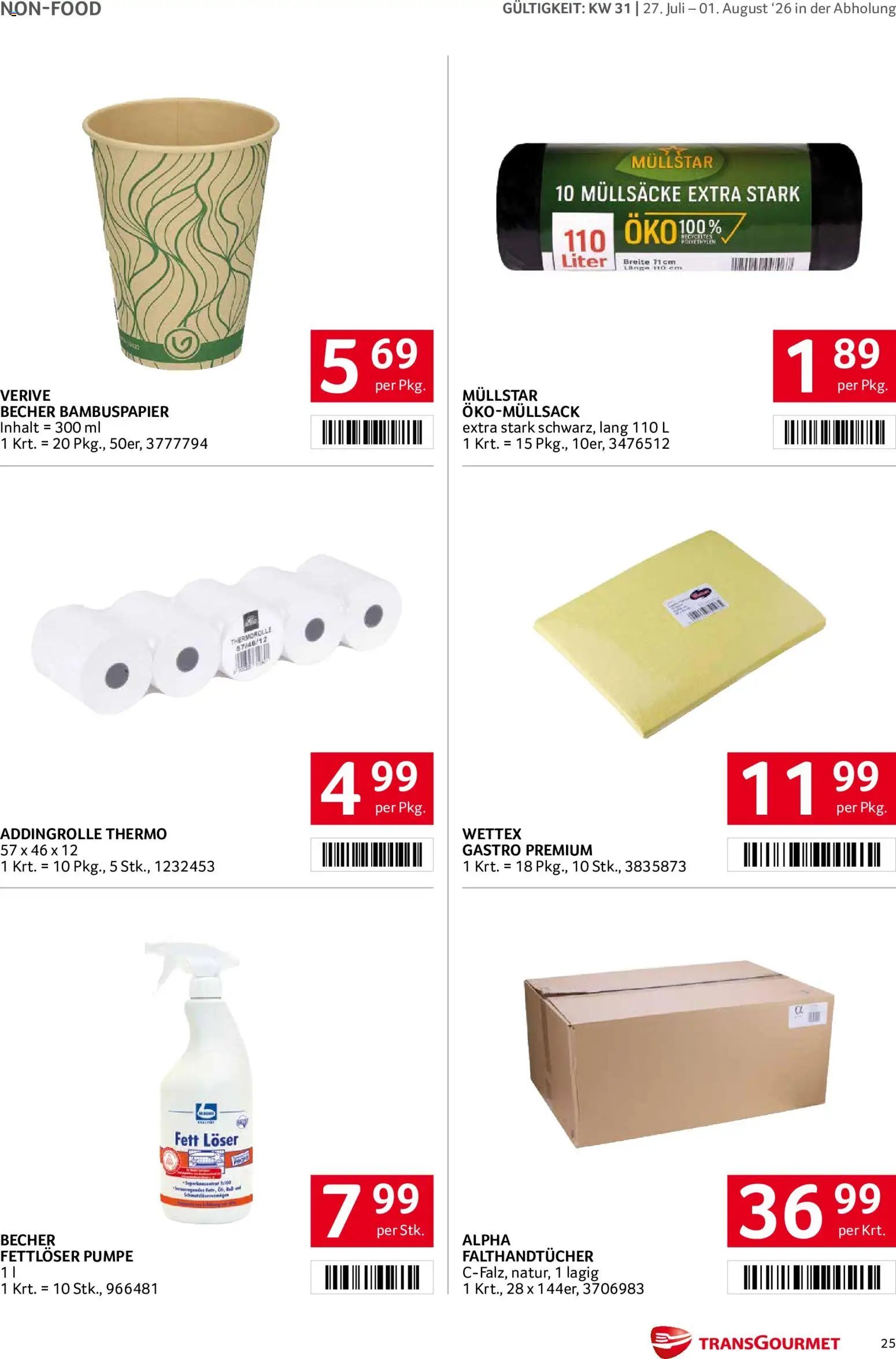 Transgourmet Flugblatt