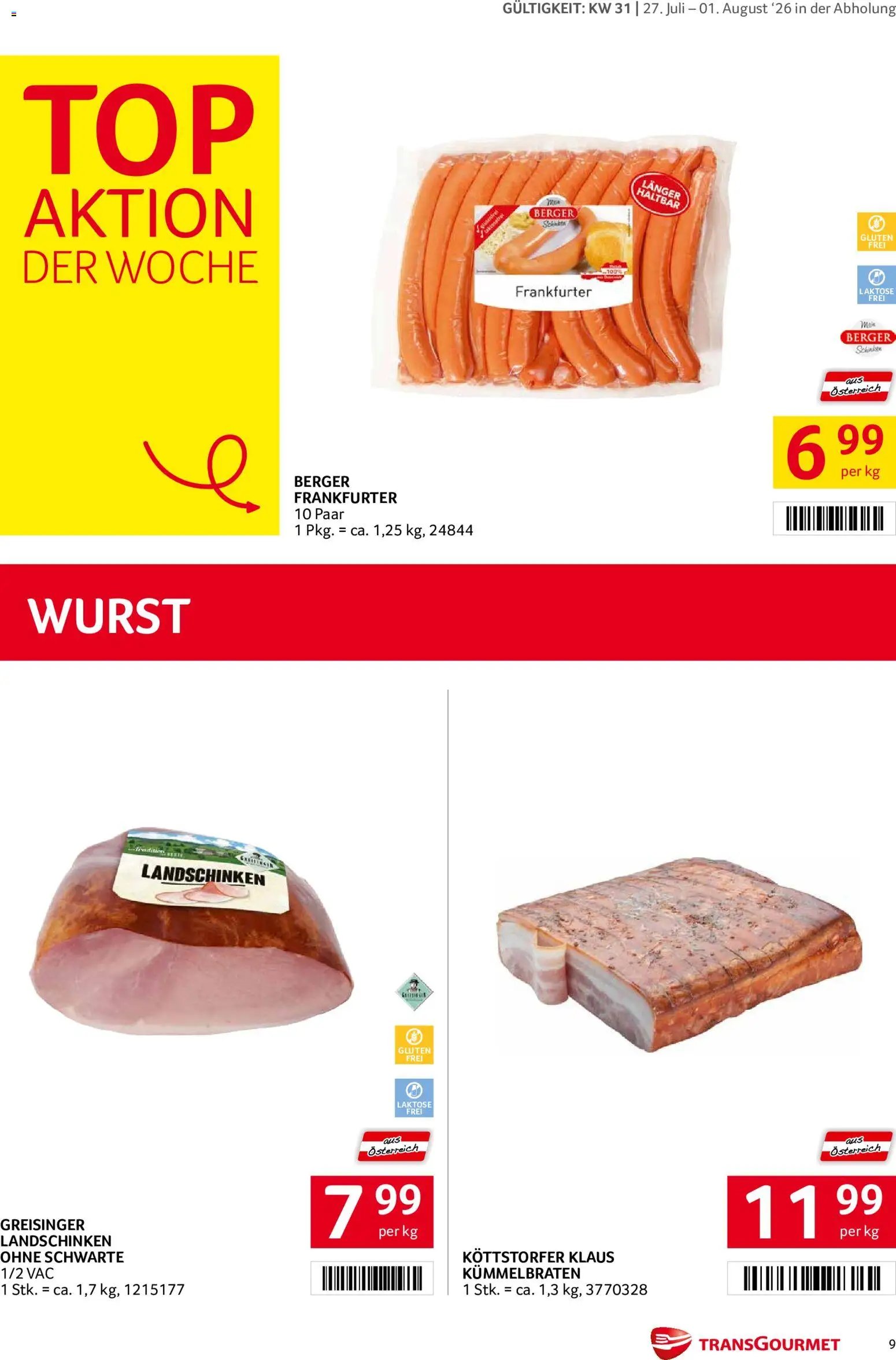 Transgourmet Flugblatt