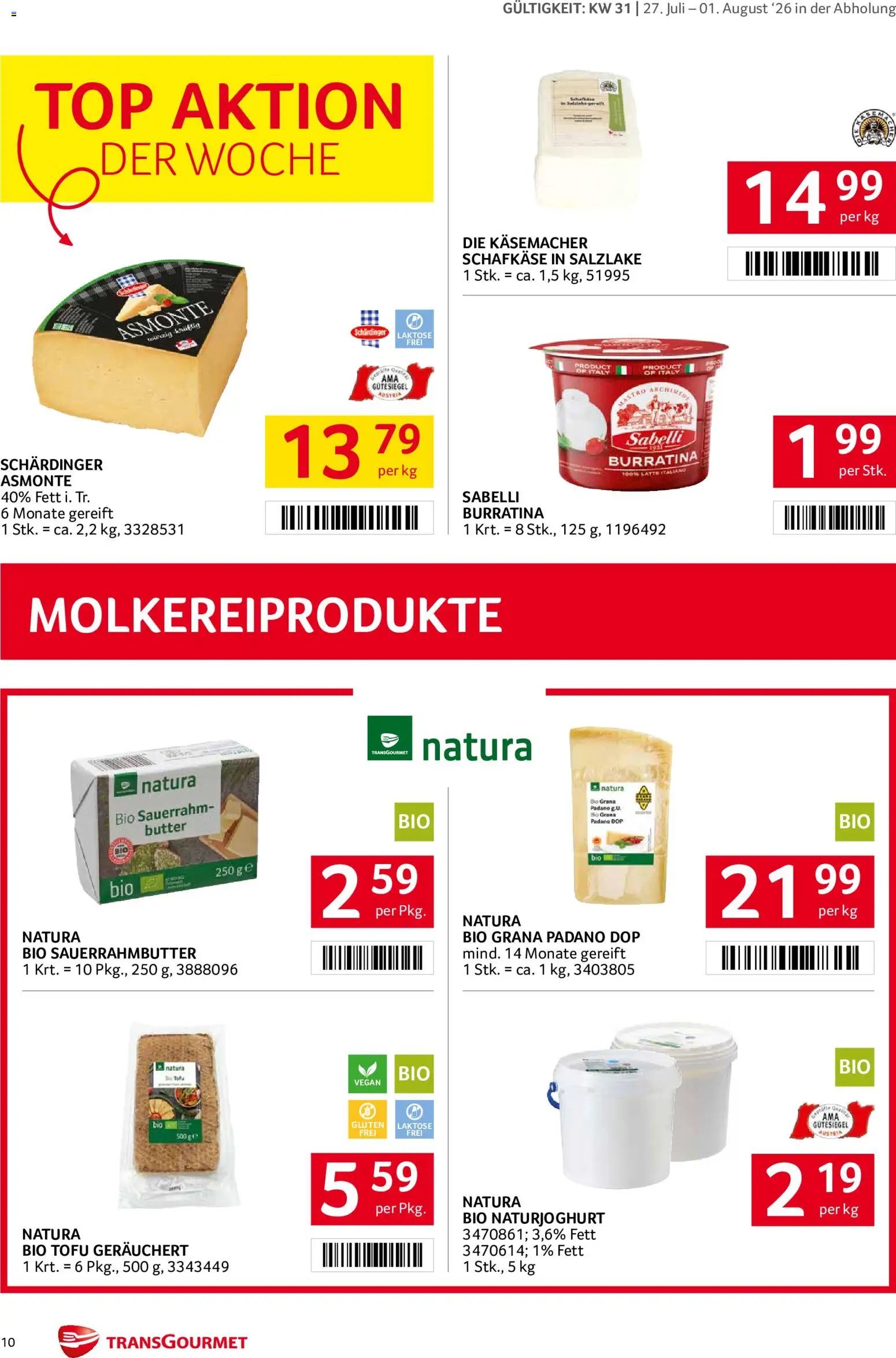 Transgourmet Flugblatt