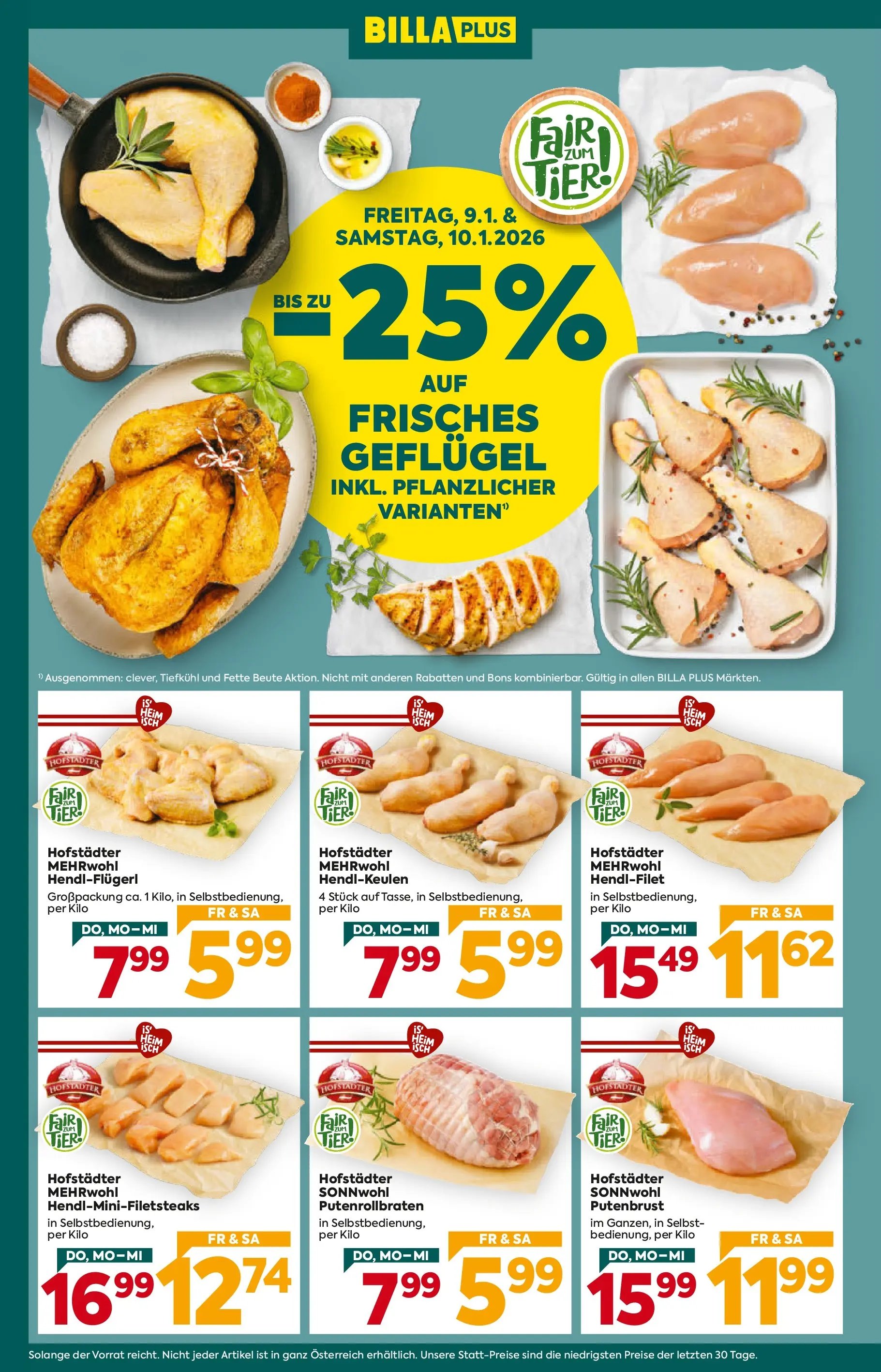 Billa Plus - BILLA PLUS: Flugblatt Burgenland