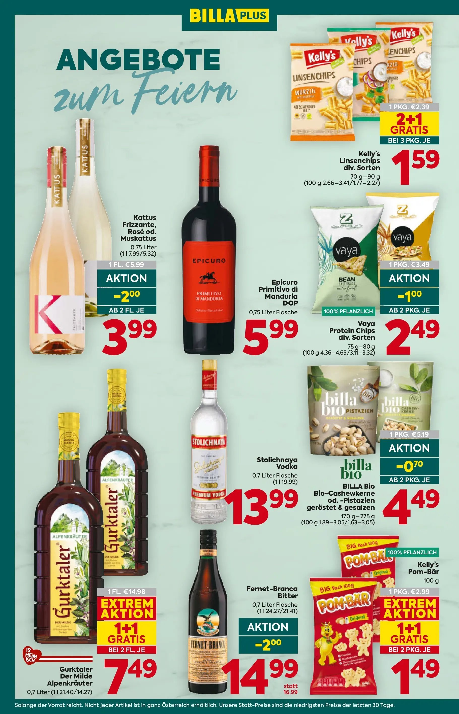 Billa Plus - BILLA PLUS: Flugblatt Burgenland