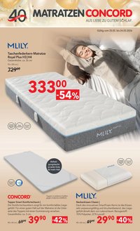 Matratzen Concord Flugblatt