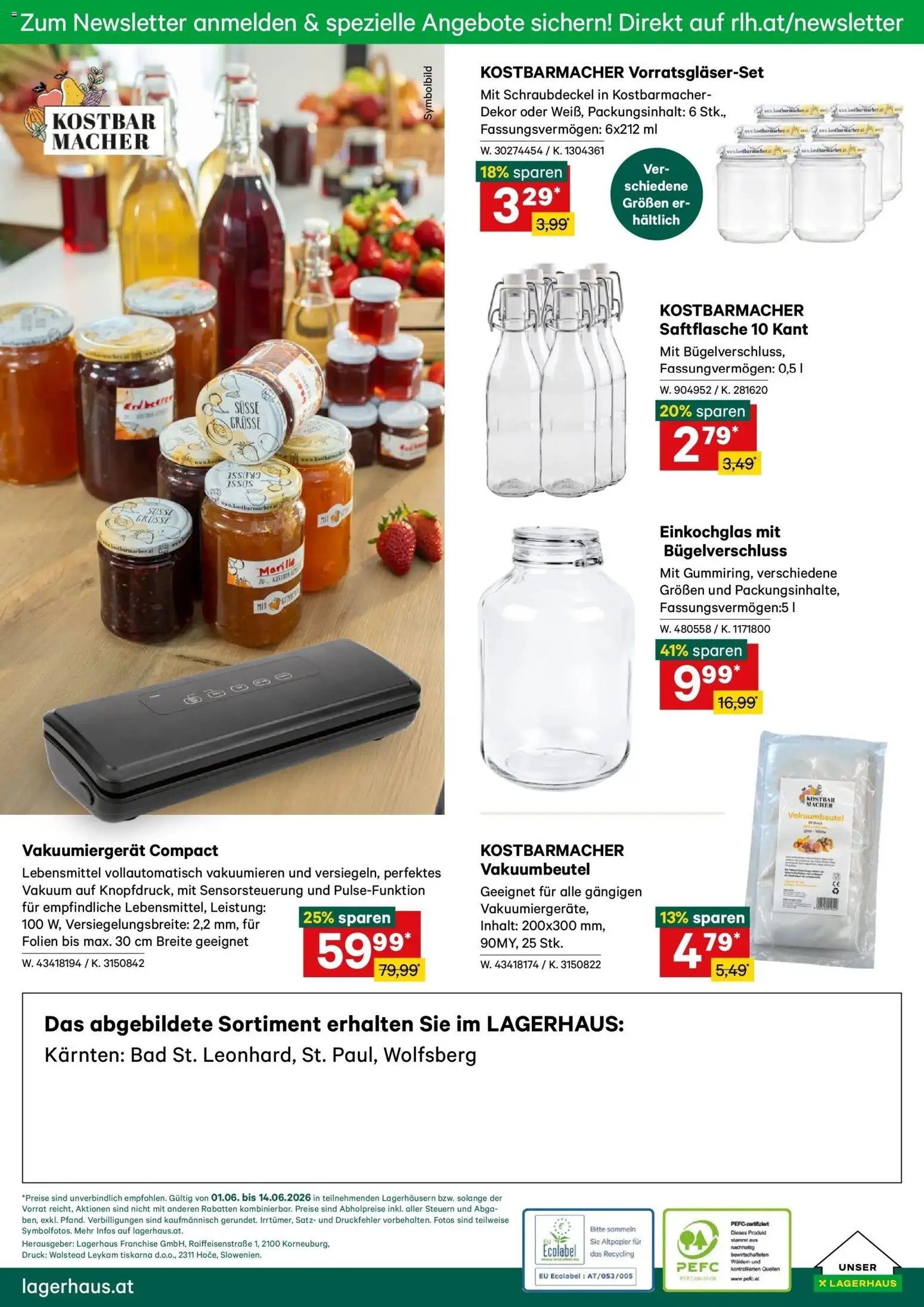 Lagerhaus - Wochen Angebote