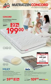 Matratzen Concord Flugblatt
