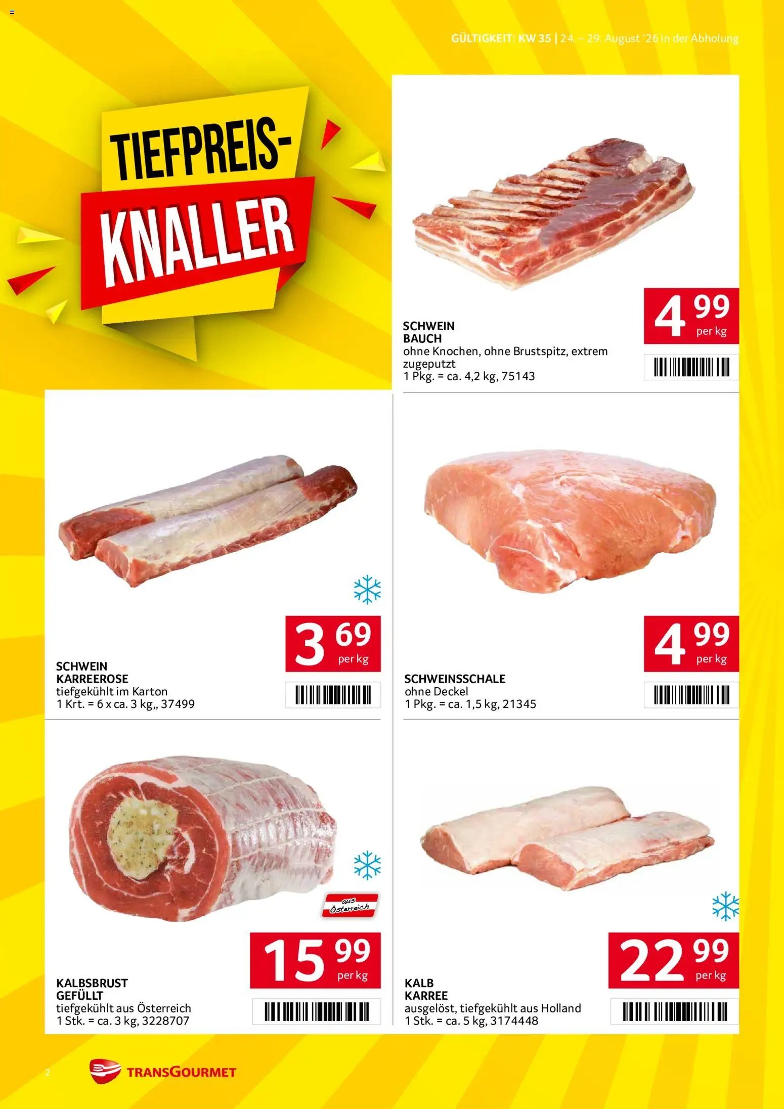 Transgourmet Flugblatt