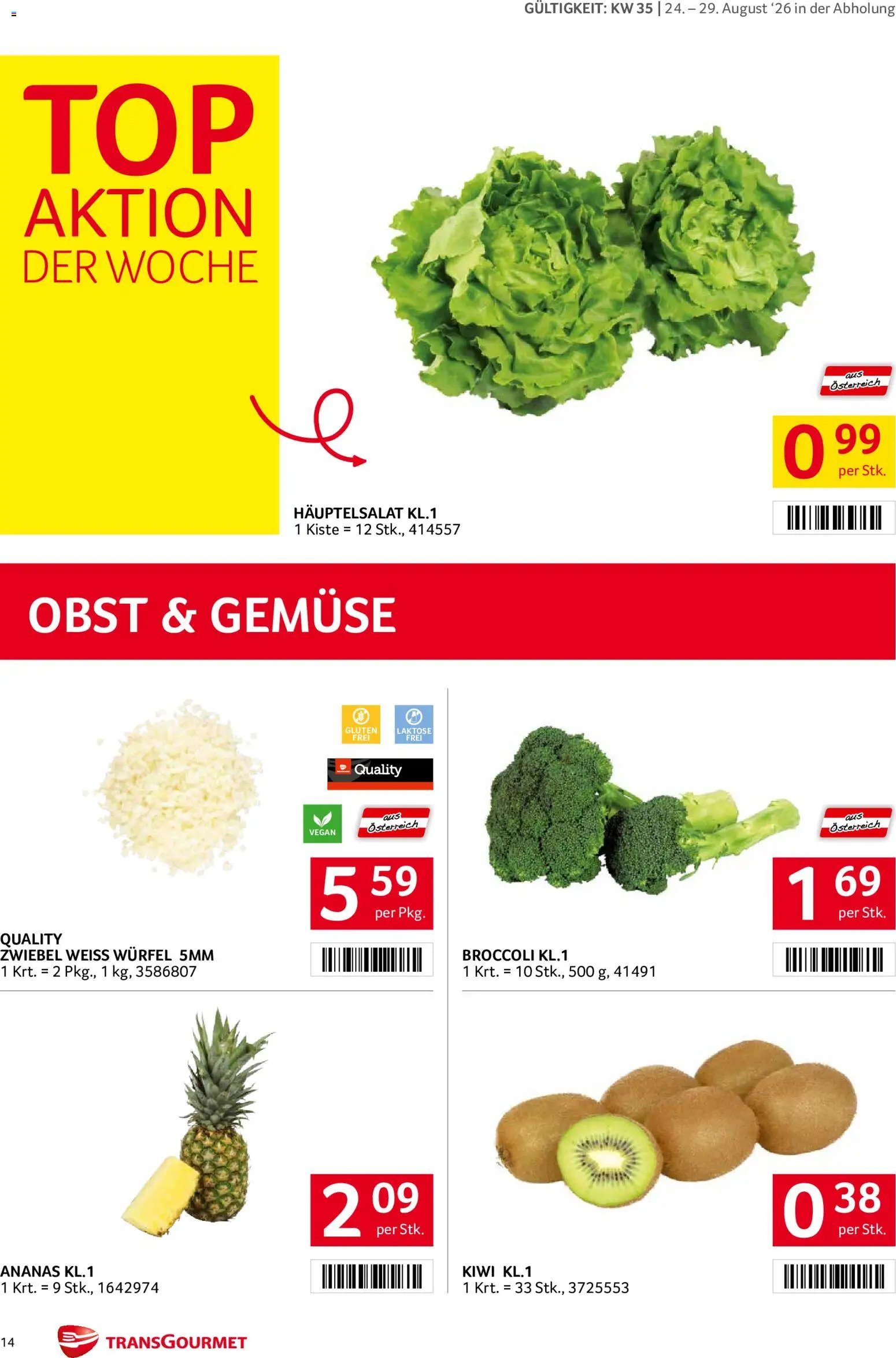 Transgourmet Flugblatt