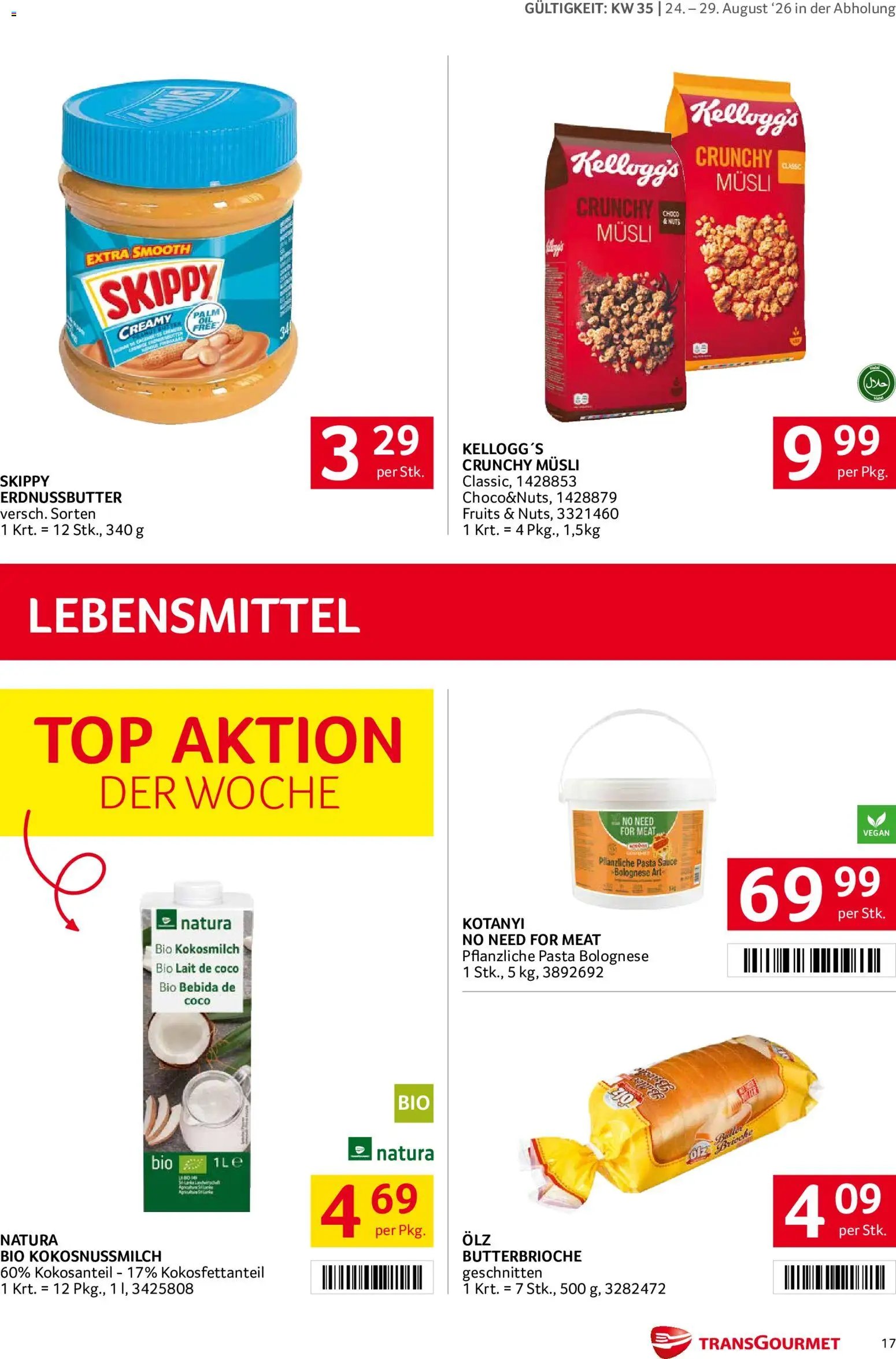 Transgourmet Flugblatt