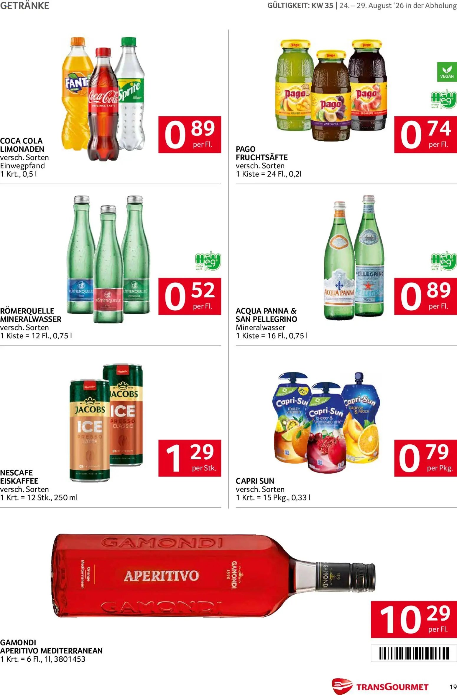 Transgourmet Flugblatt