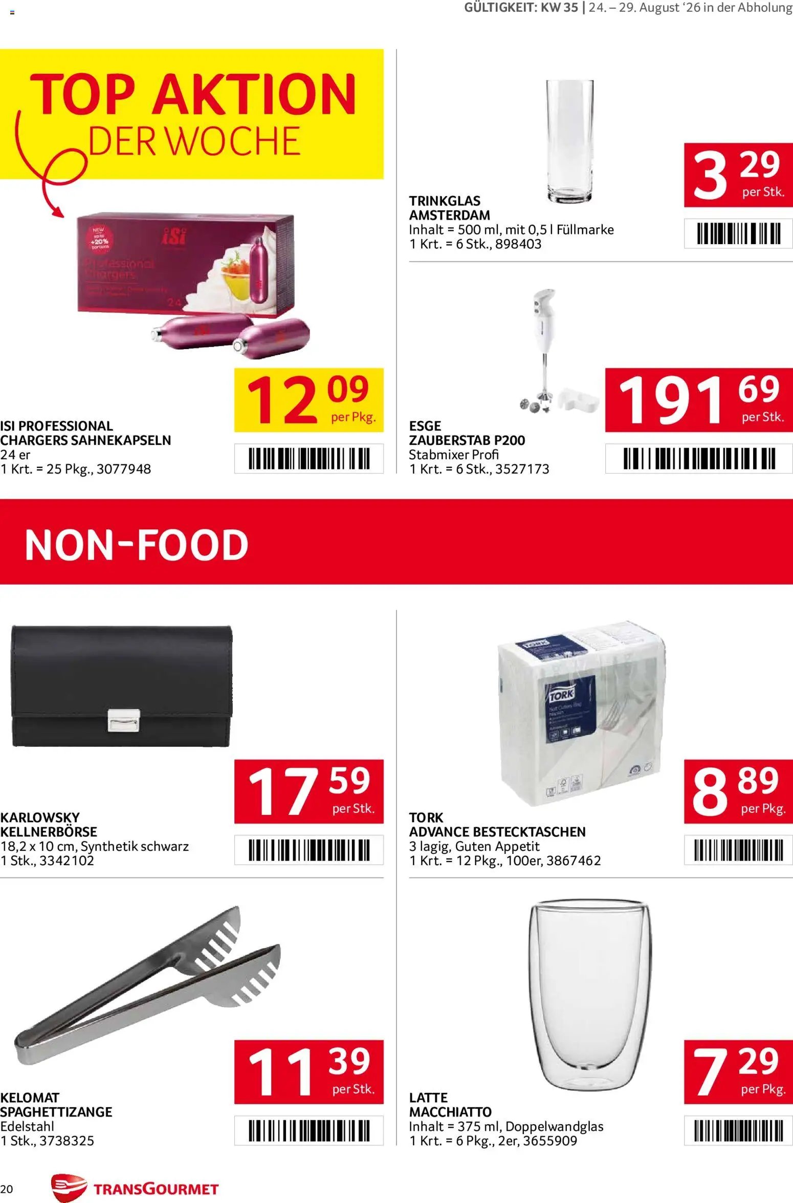 Transgourmet Flugblatt