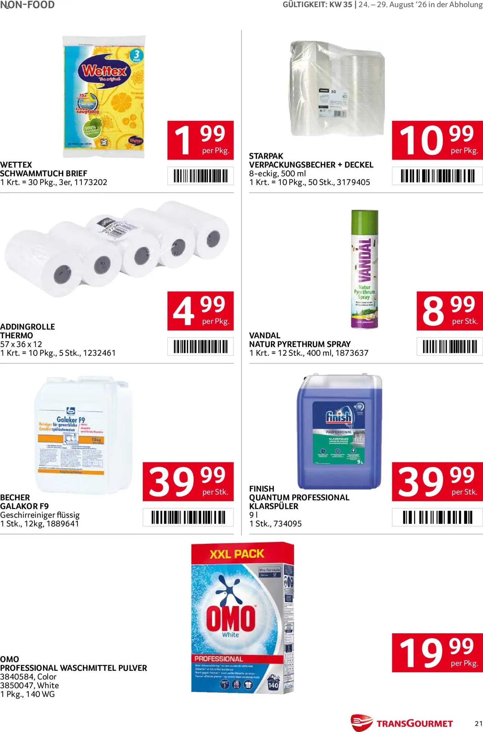 Transgourmet Flugblatt