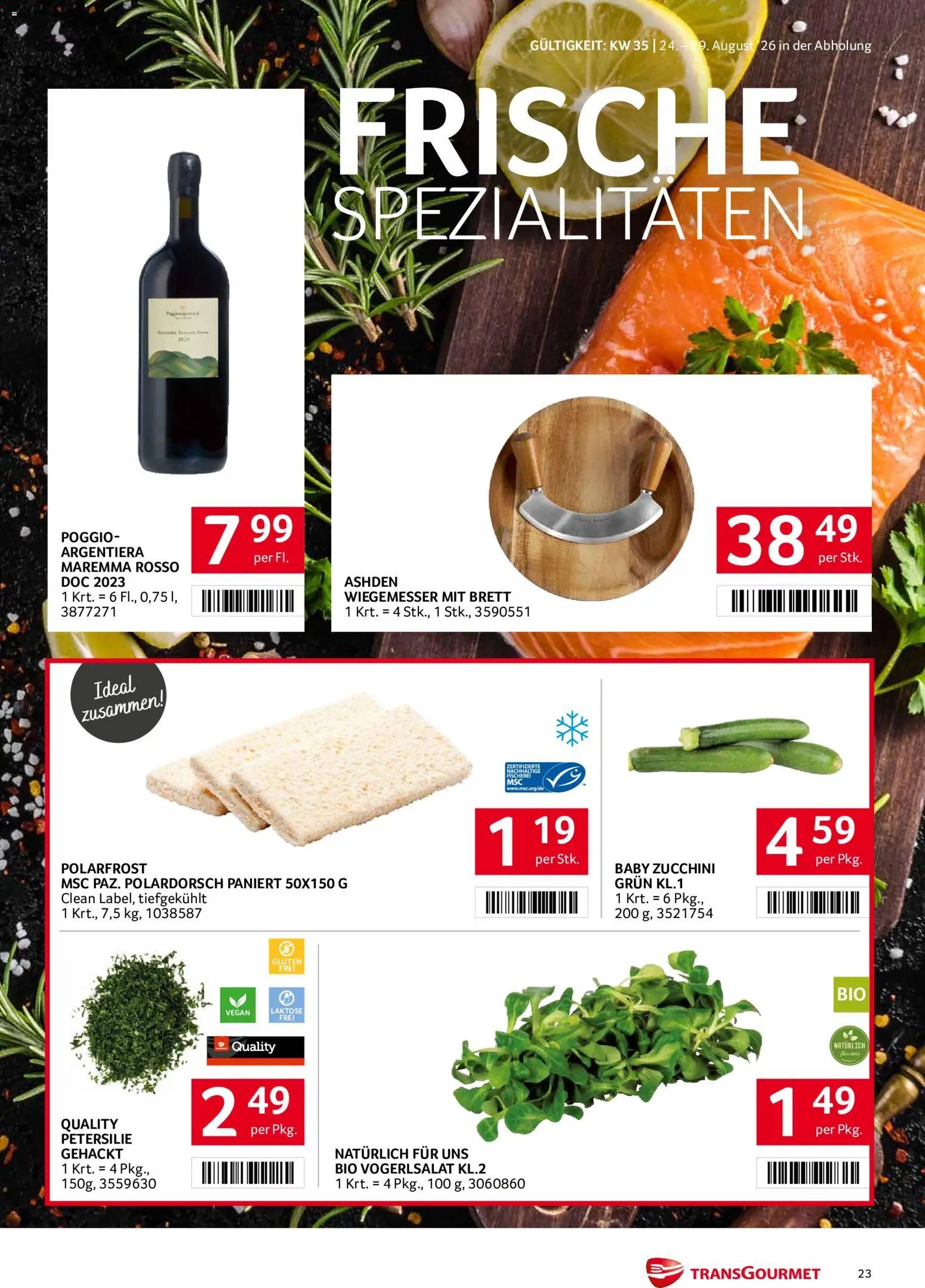 Transgourmet Flugblatt