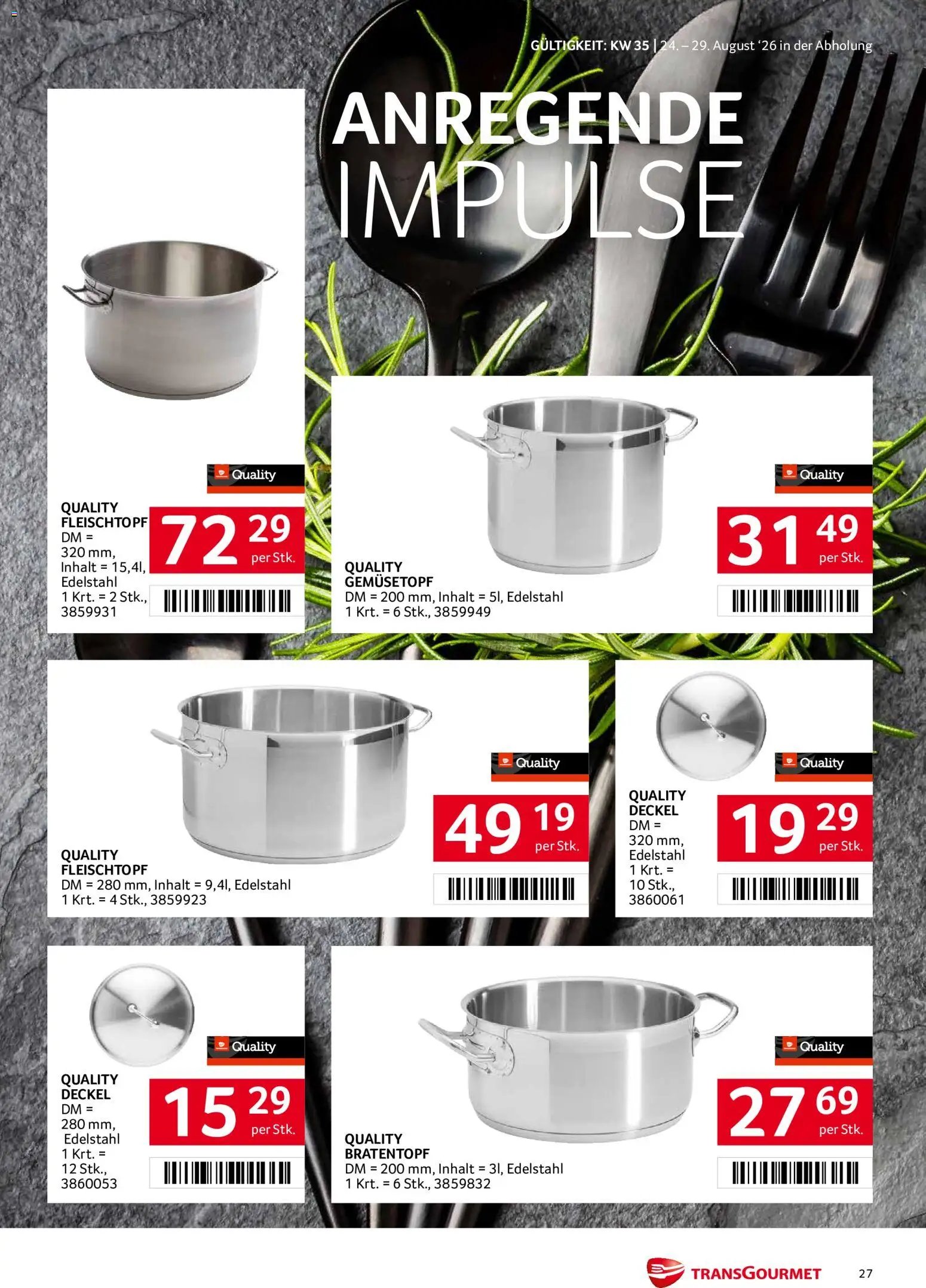 Transgourmet Flugblatt