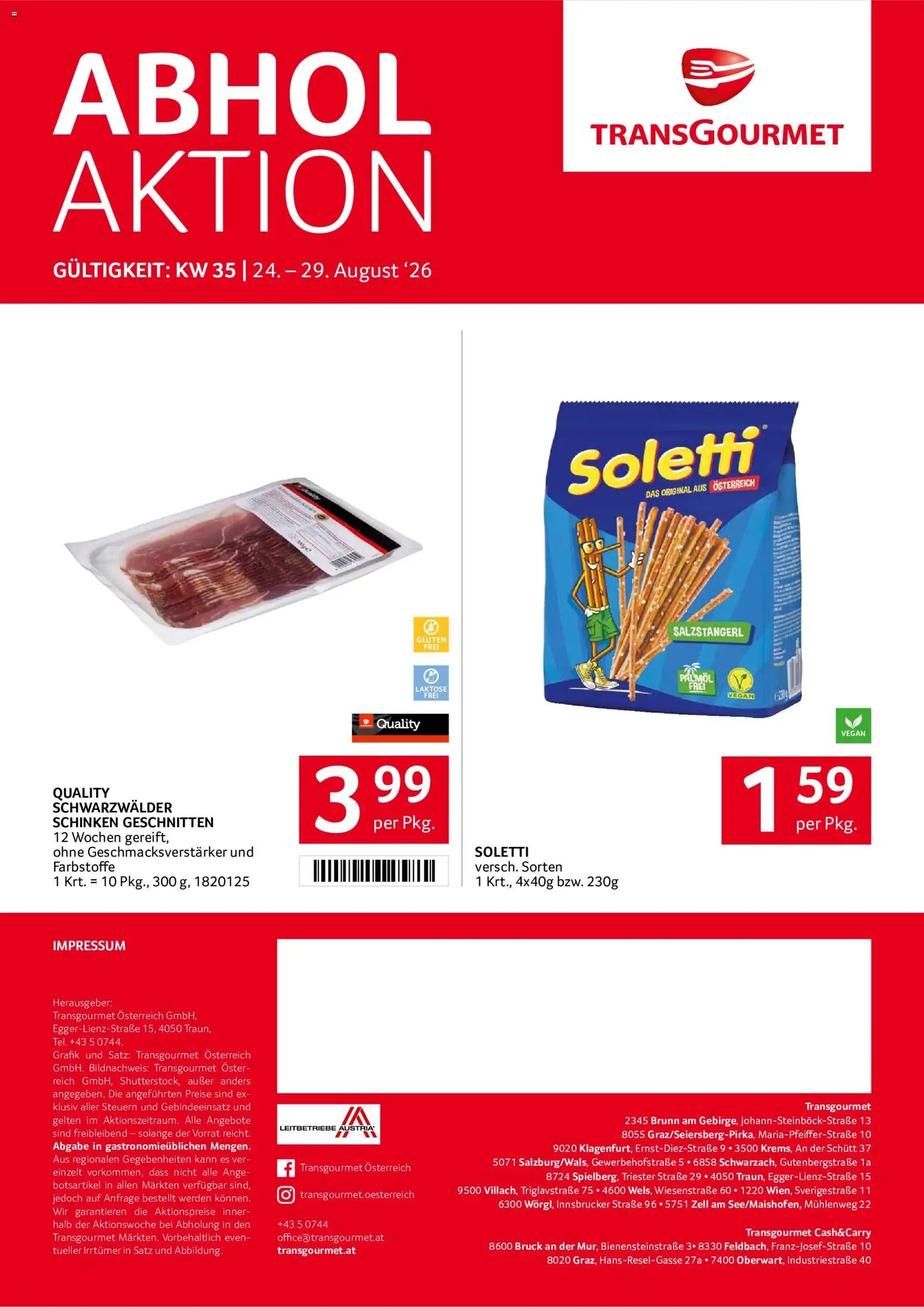 Transgourmet Flugblatt
