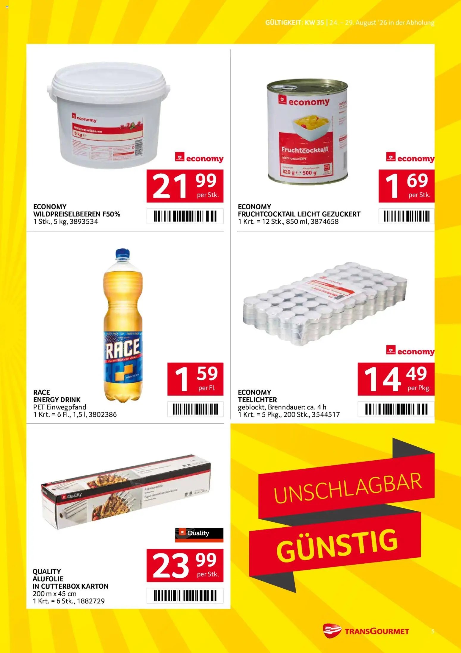 Transgourmet Flugblatt