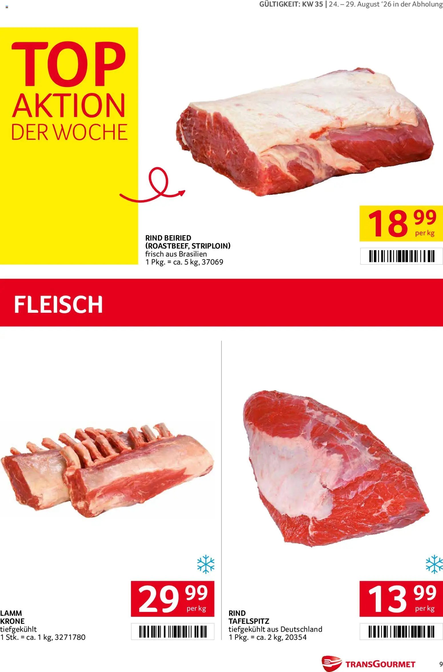 Transgourmet Flugblatt
