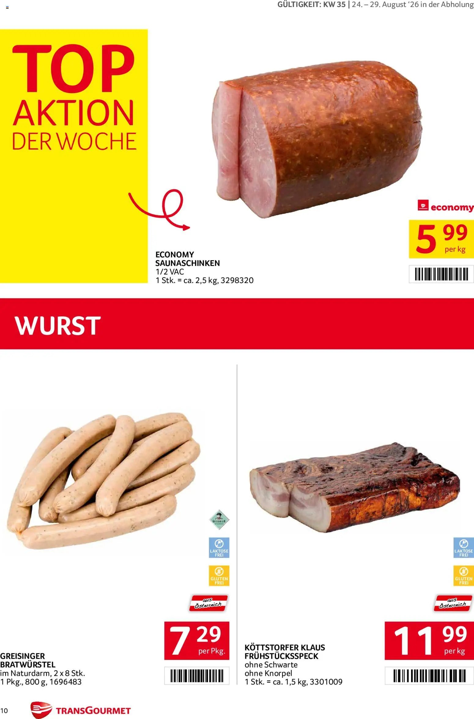 Transgourmet Flugblatt