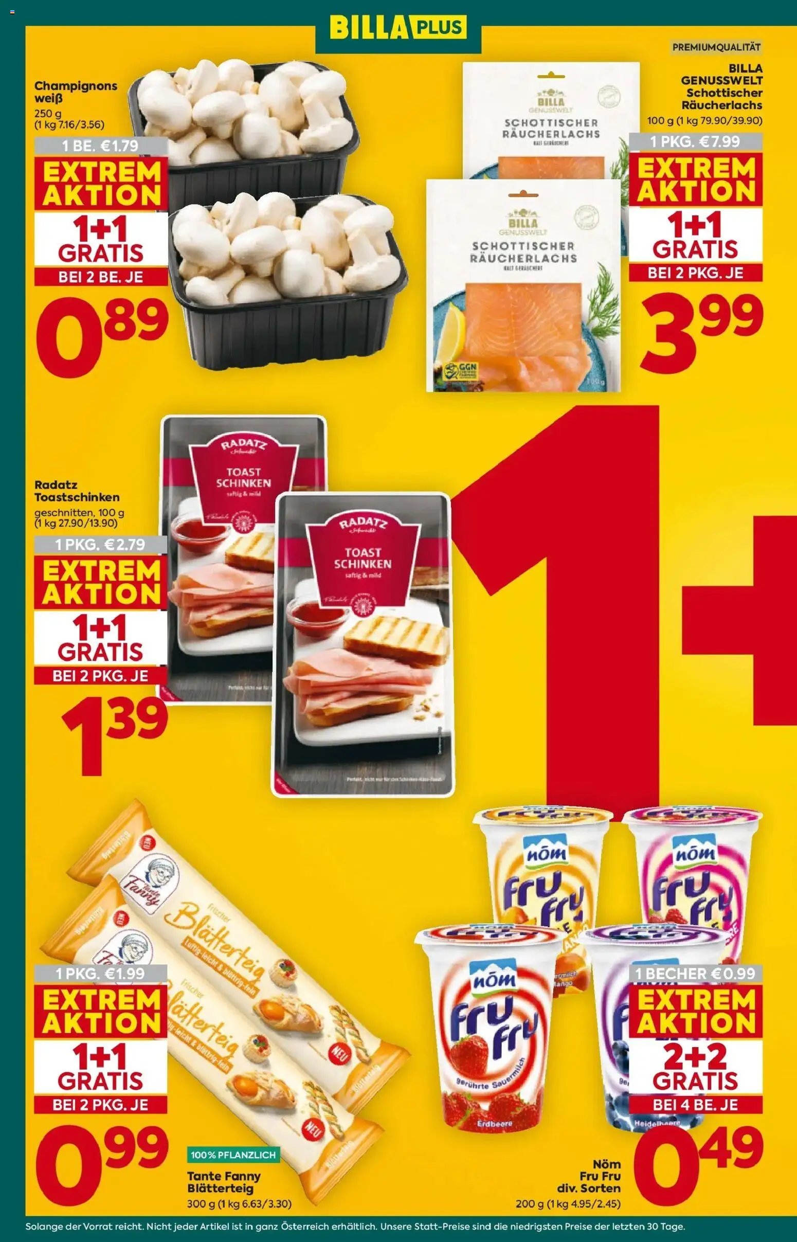 Billa Plus Flugblatt - Oberösterreich