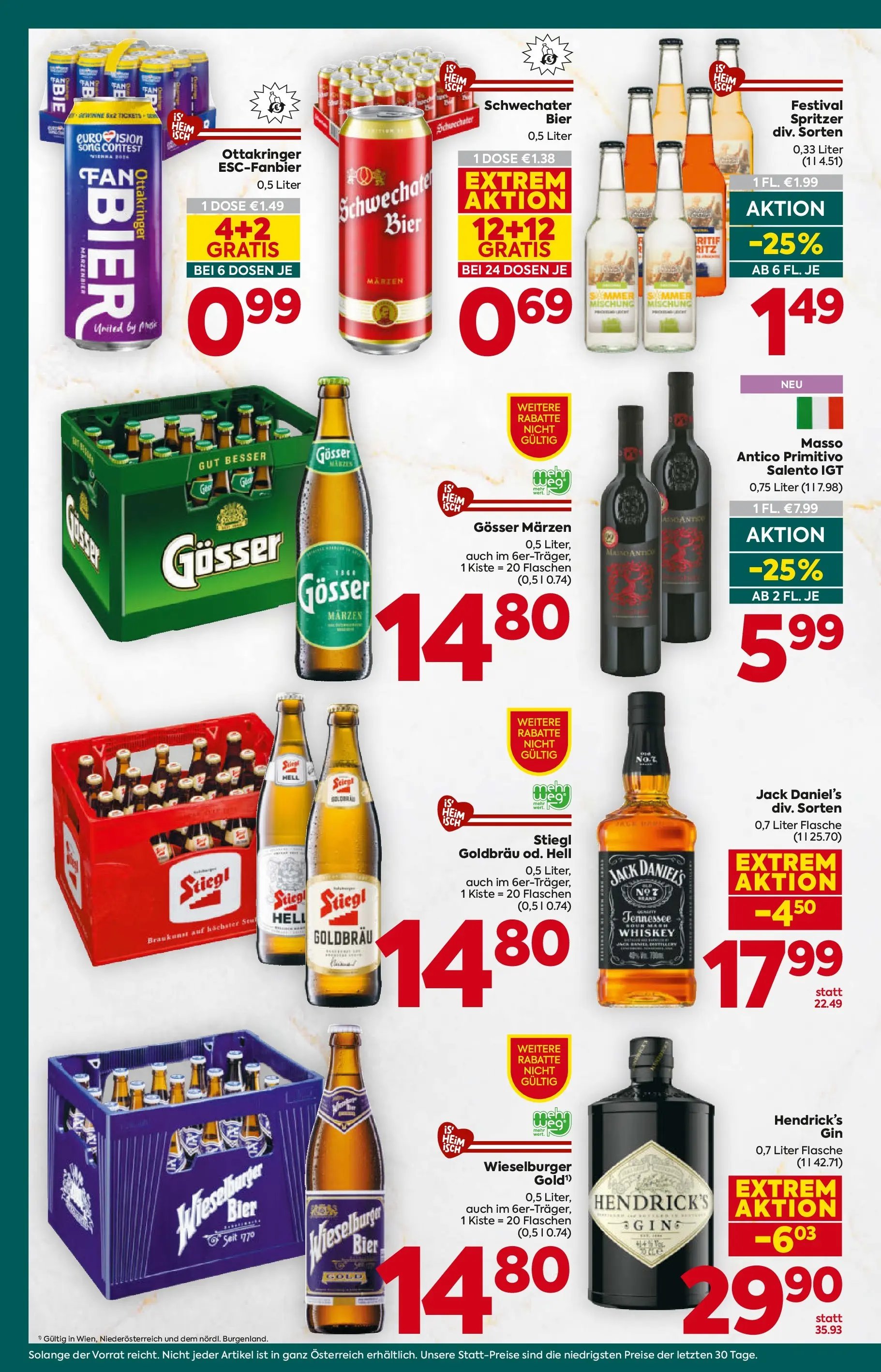 Billa Plus Flugblatt - Burgenland