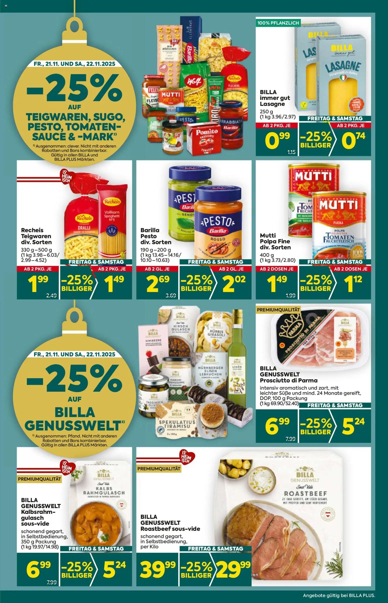 Billa Plus Flugblatt - Niederösterreich