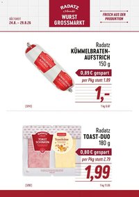 Radatz Aufstrich und Toast - Duo