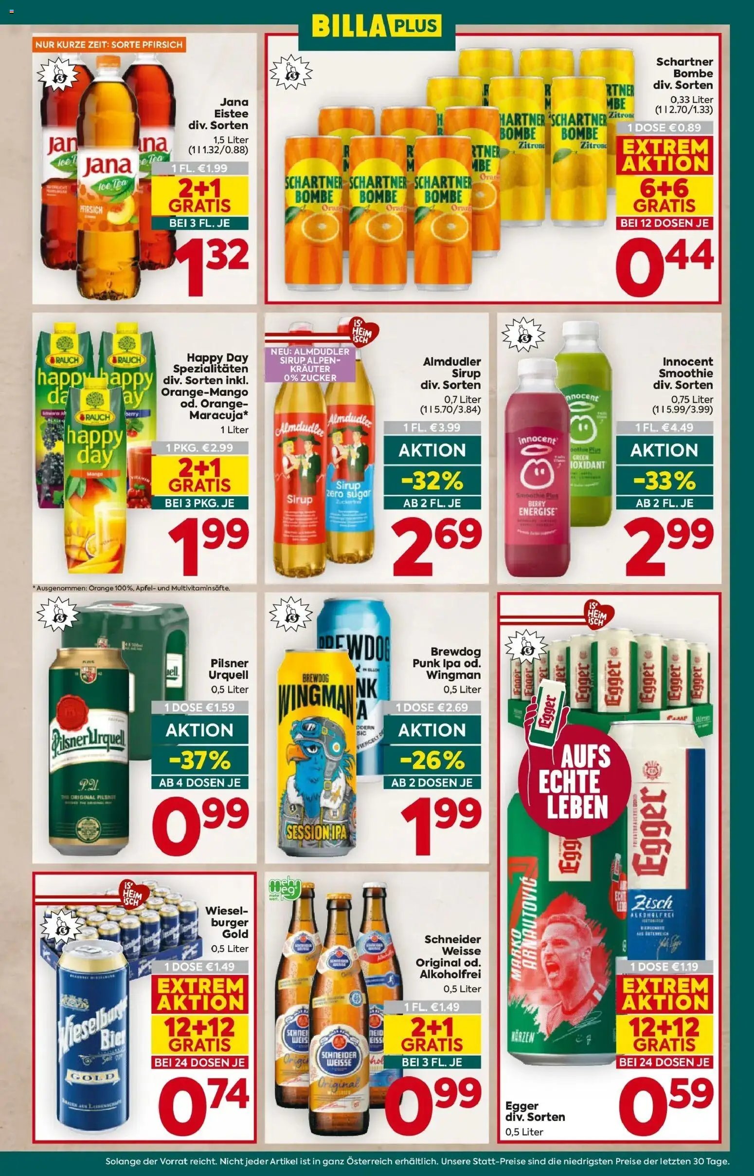 Billa Plus Flugblatt - Kärnten