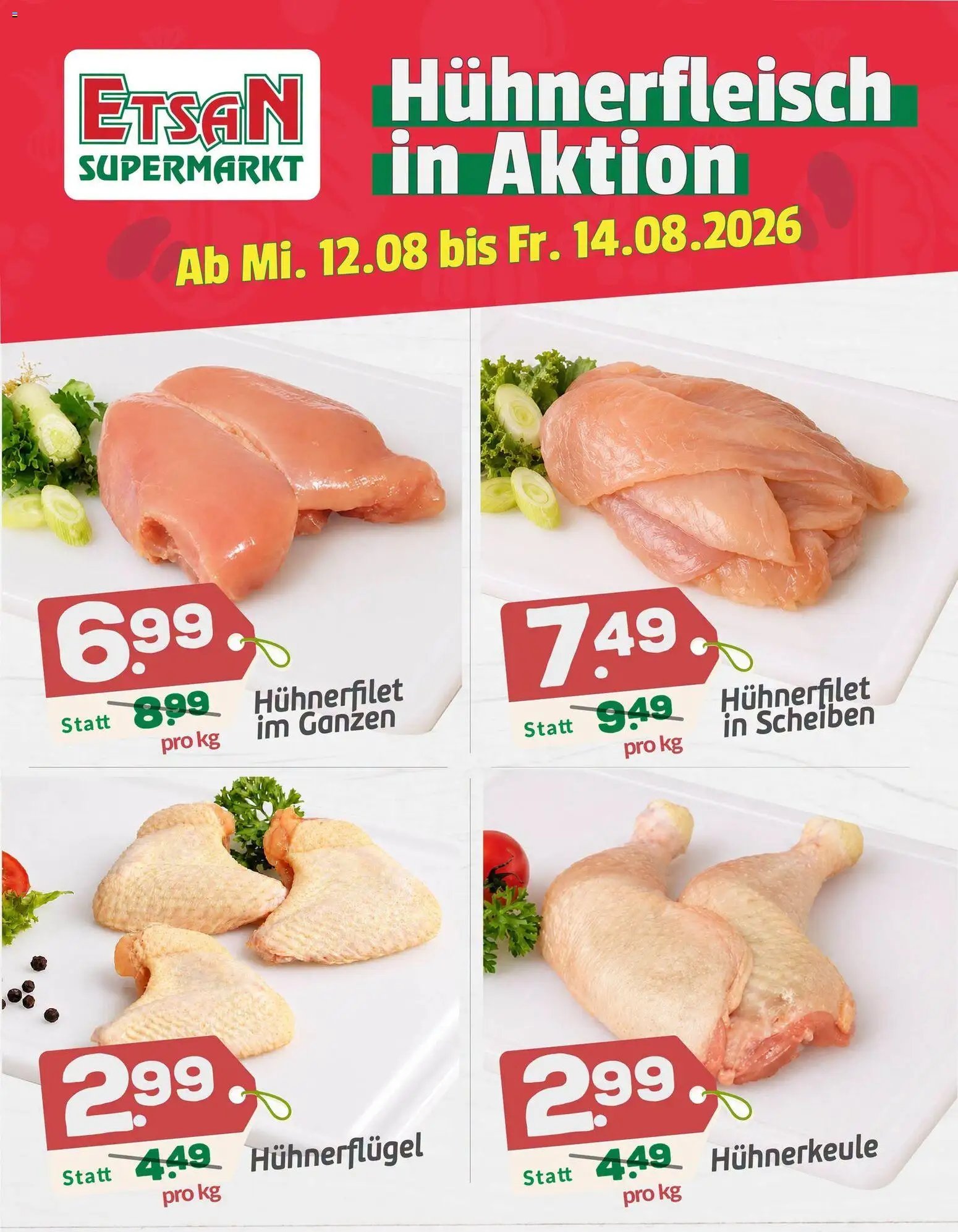 ETSAN Hühnerfleisch in Aktion