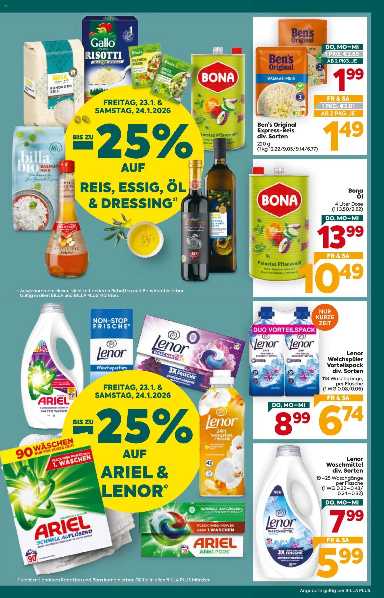 Billa Plus Flugblatt