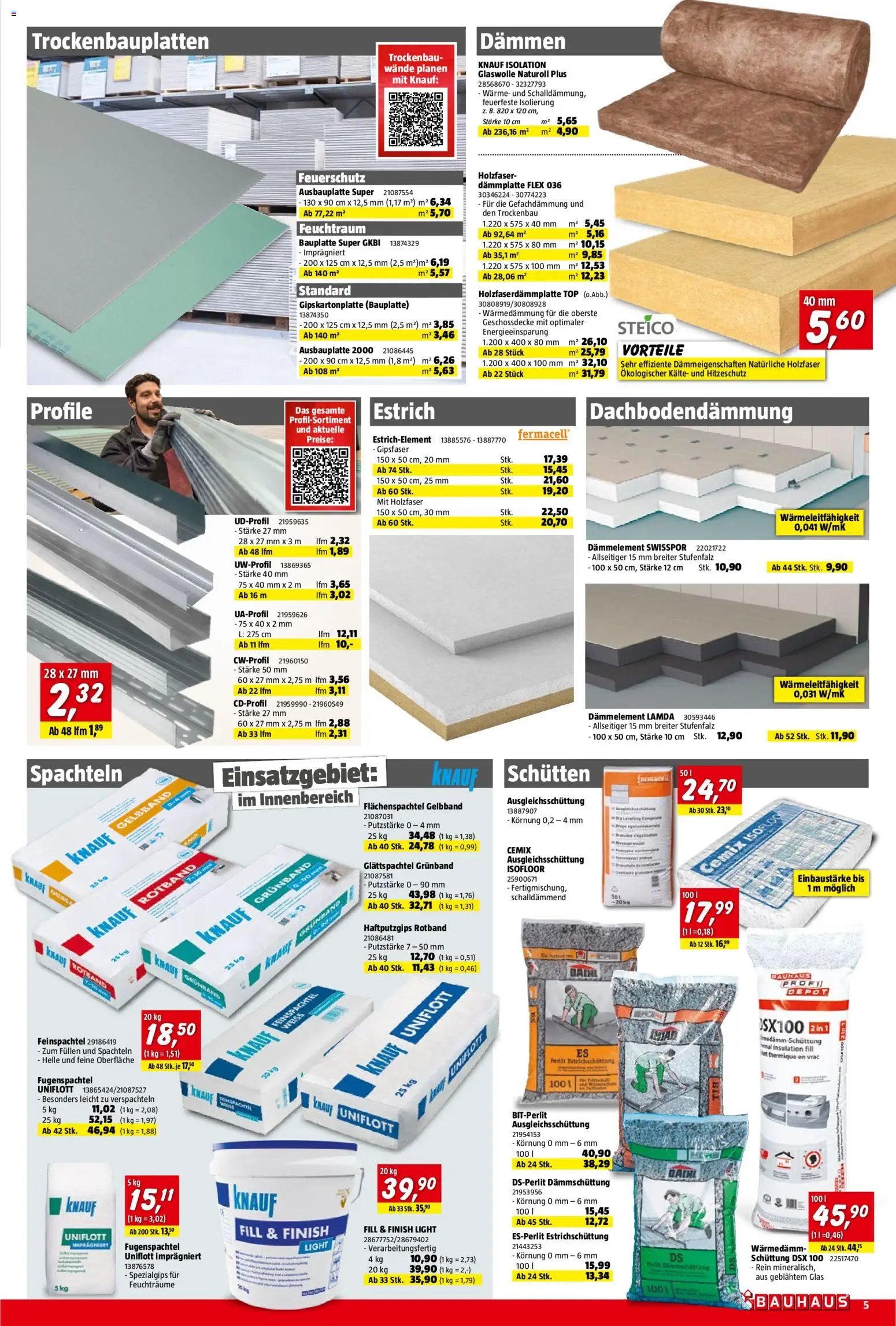 Bauhaus Prospekt aktuell