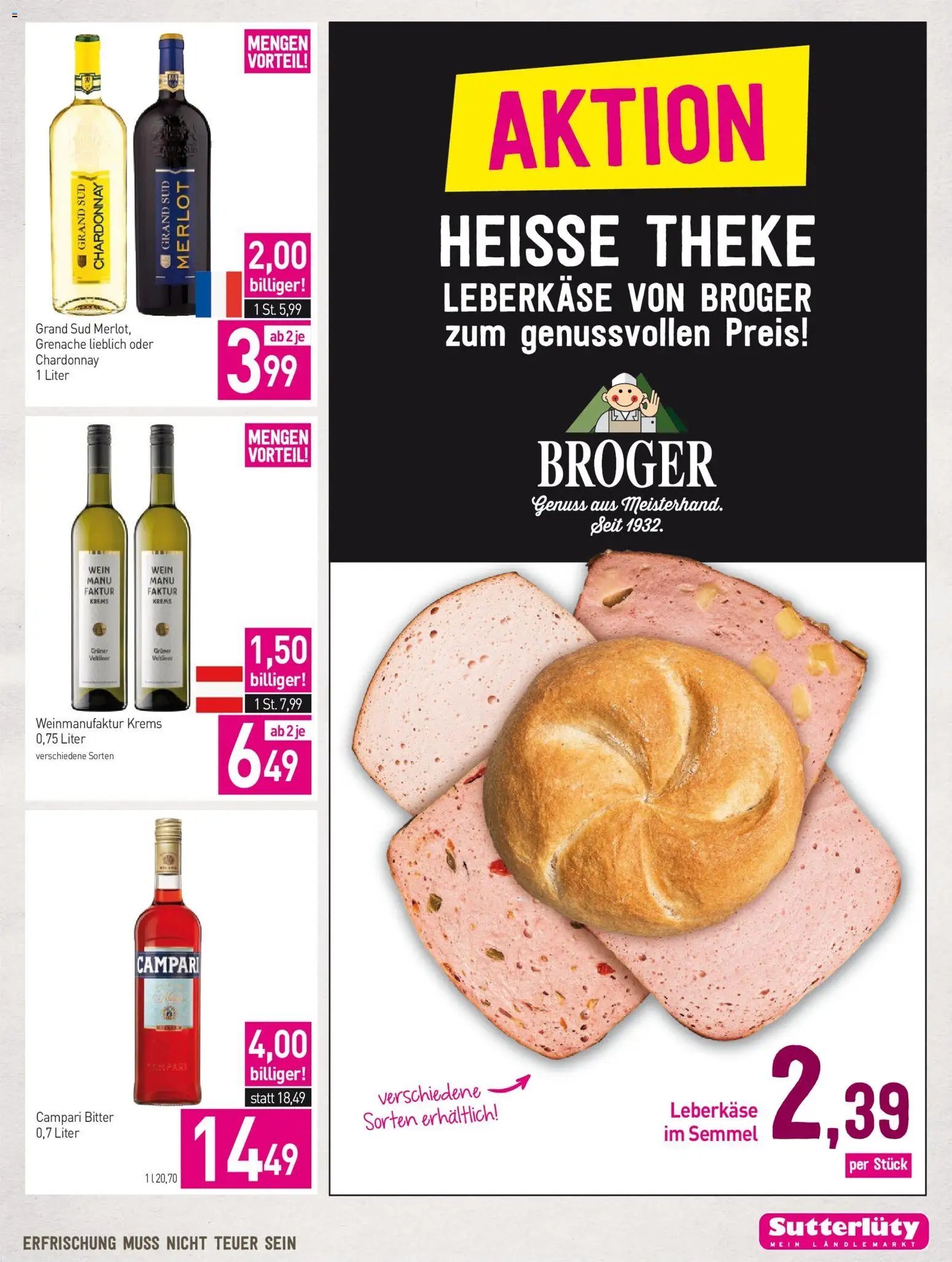 Sutterlüty Flugblatt