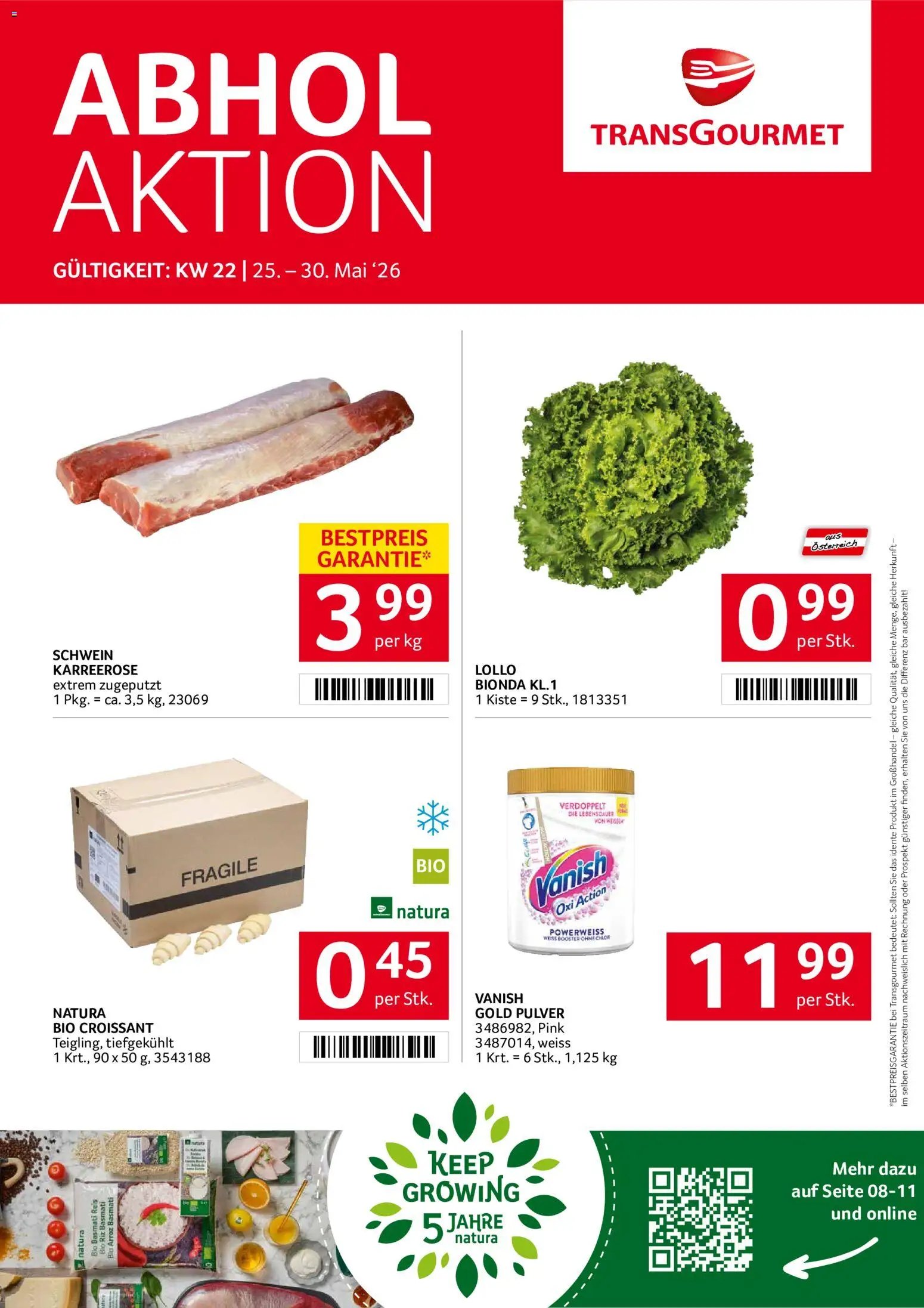 Transgourmet Flugblatt