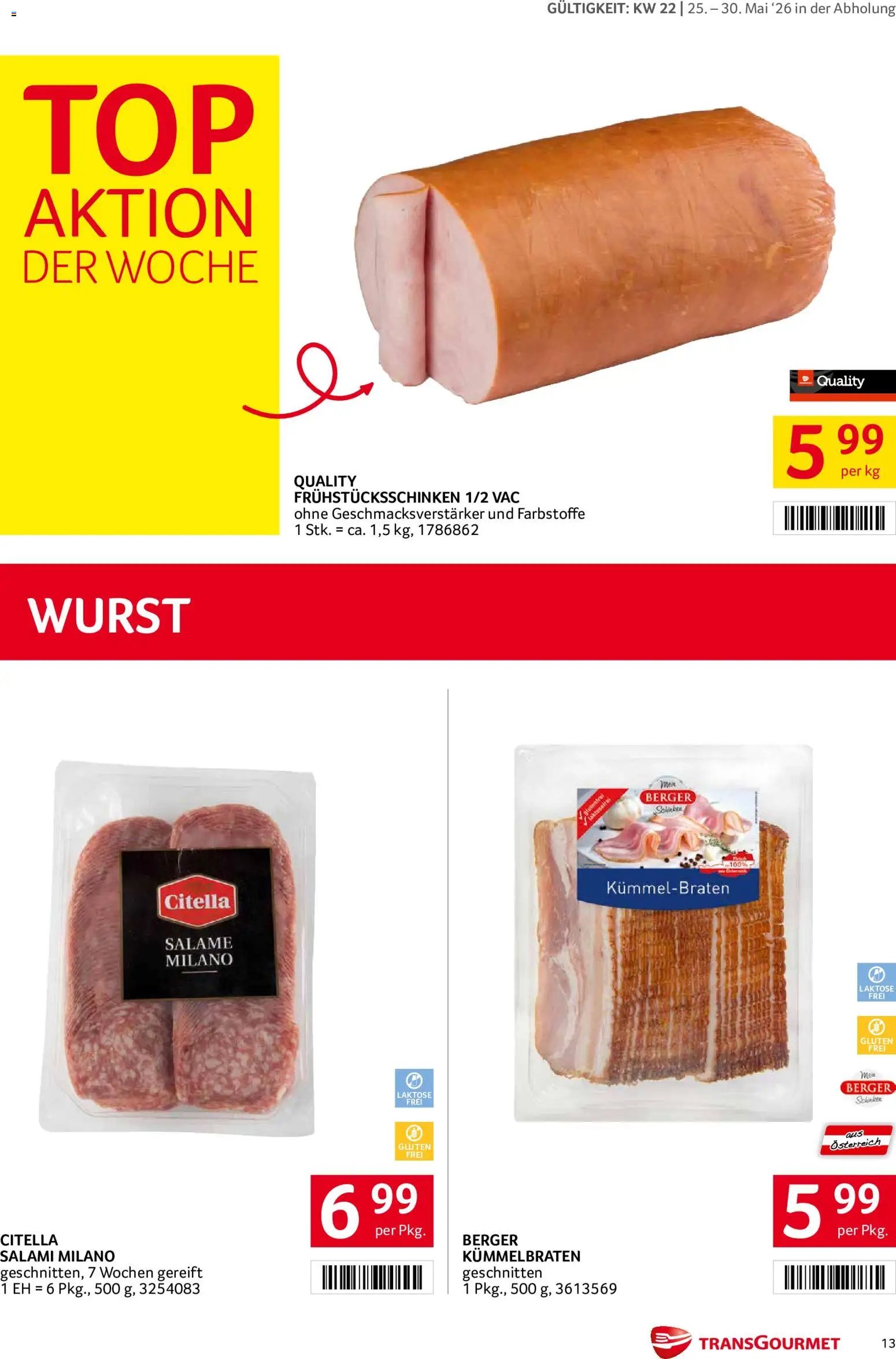 Transgourmet Flugblatt