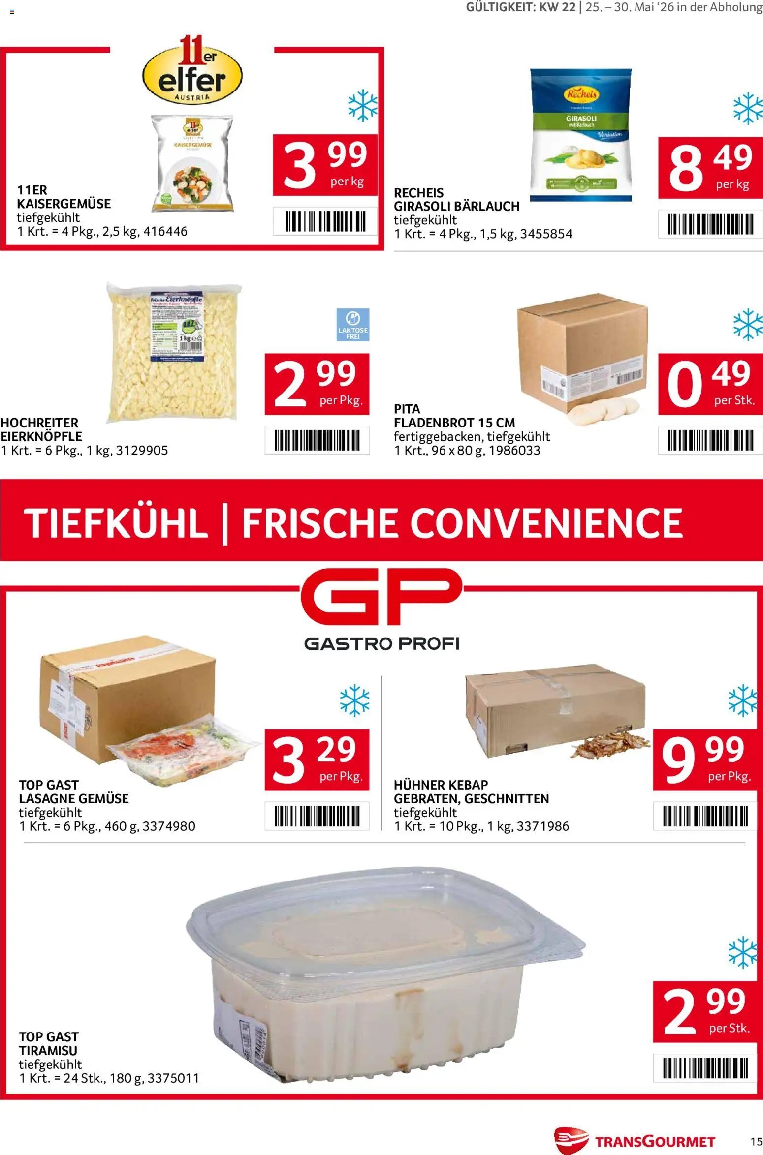 Transgourmet Flugblatt