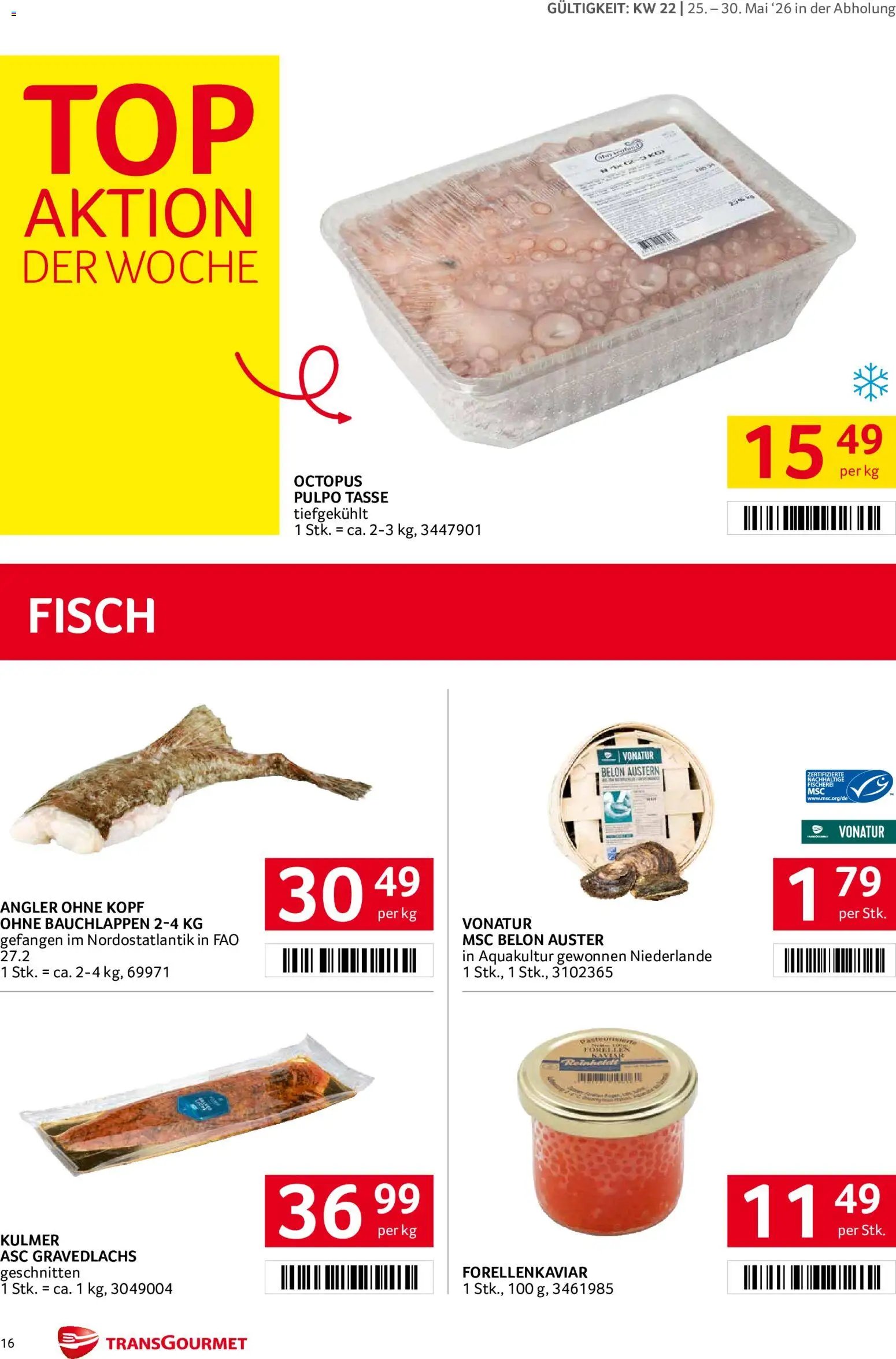 Transgourmet Flugblatt