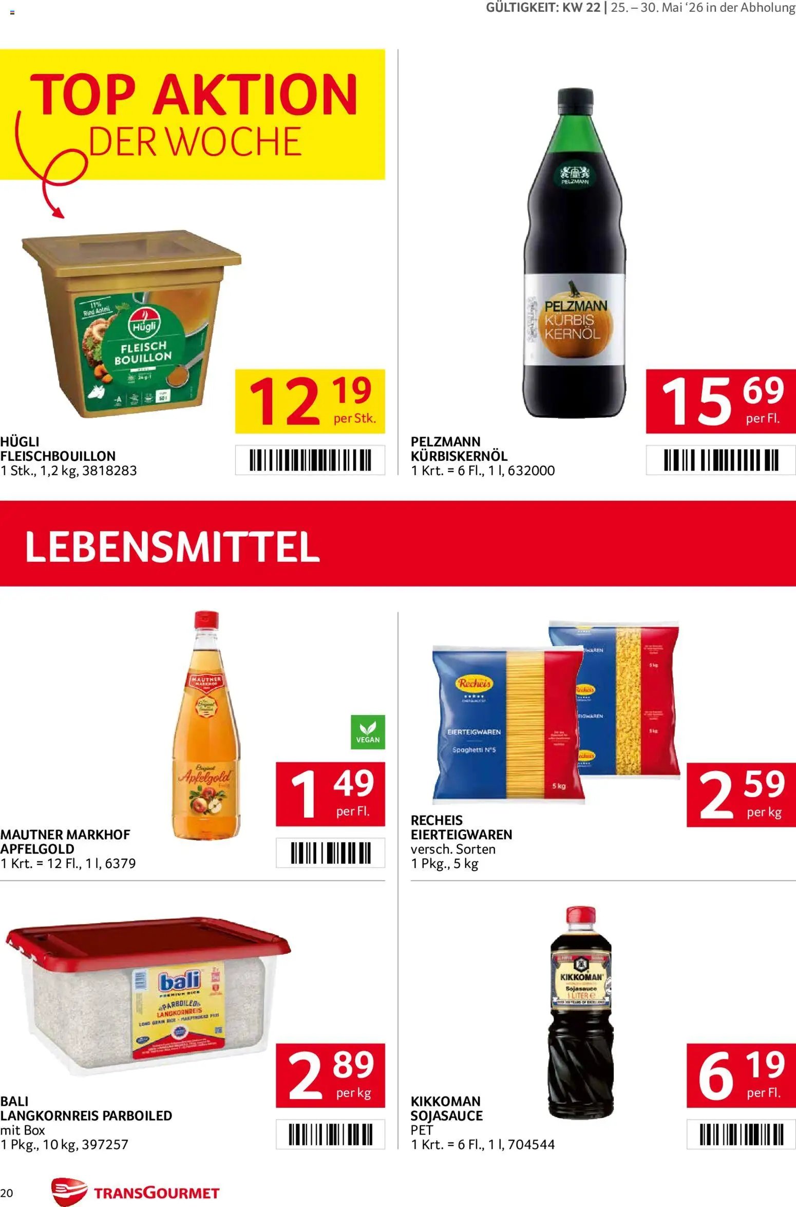 Transgourmet Flugblatt