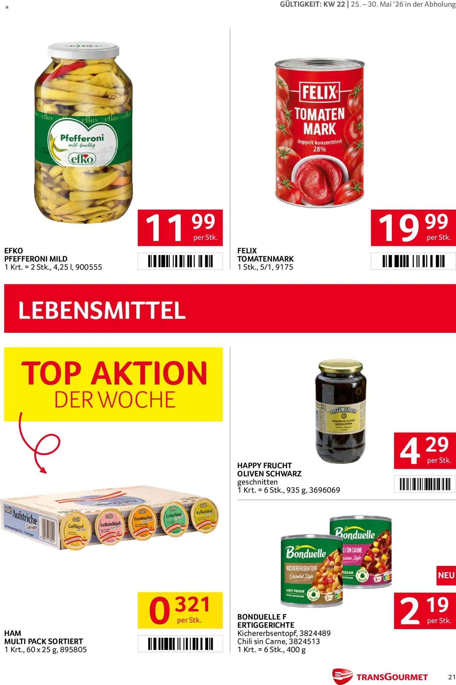Transgourmet Flugblatt