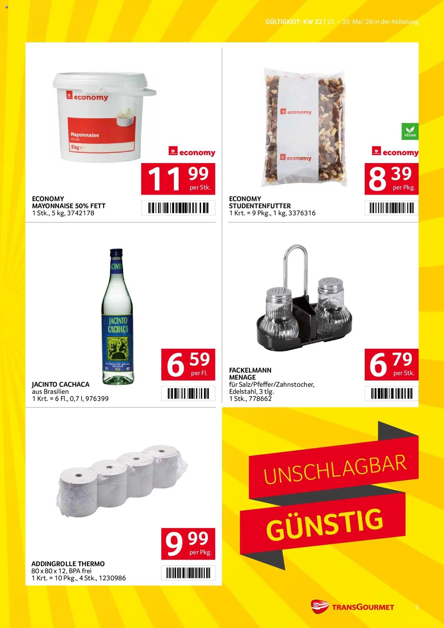 Transgourmet Flugblatt