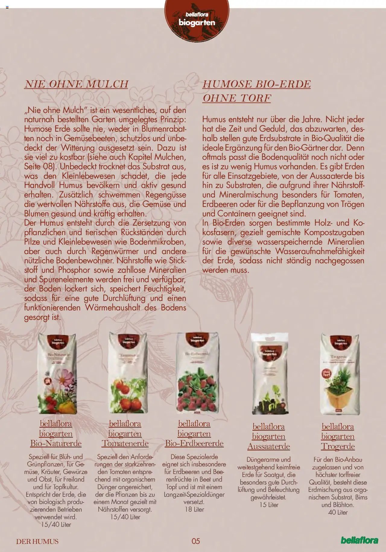 bellaflora Flugblatt