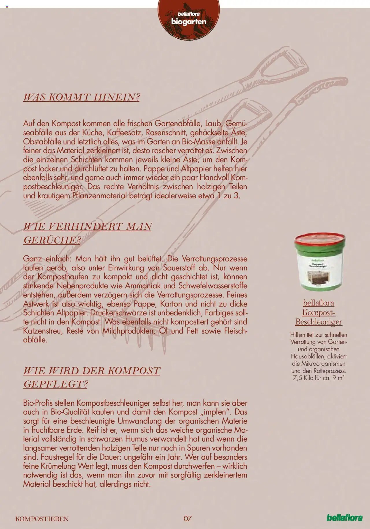 bellaflora Flugblatt