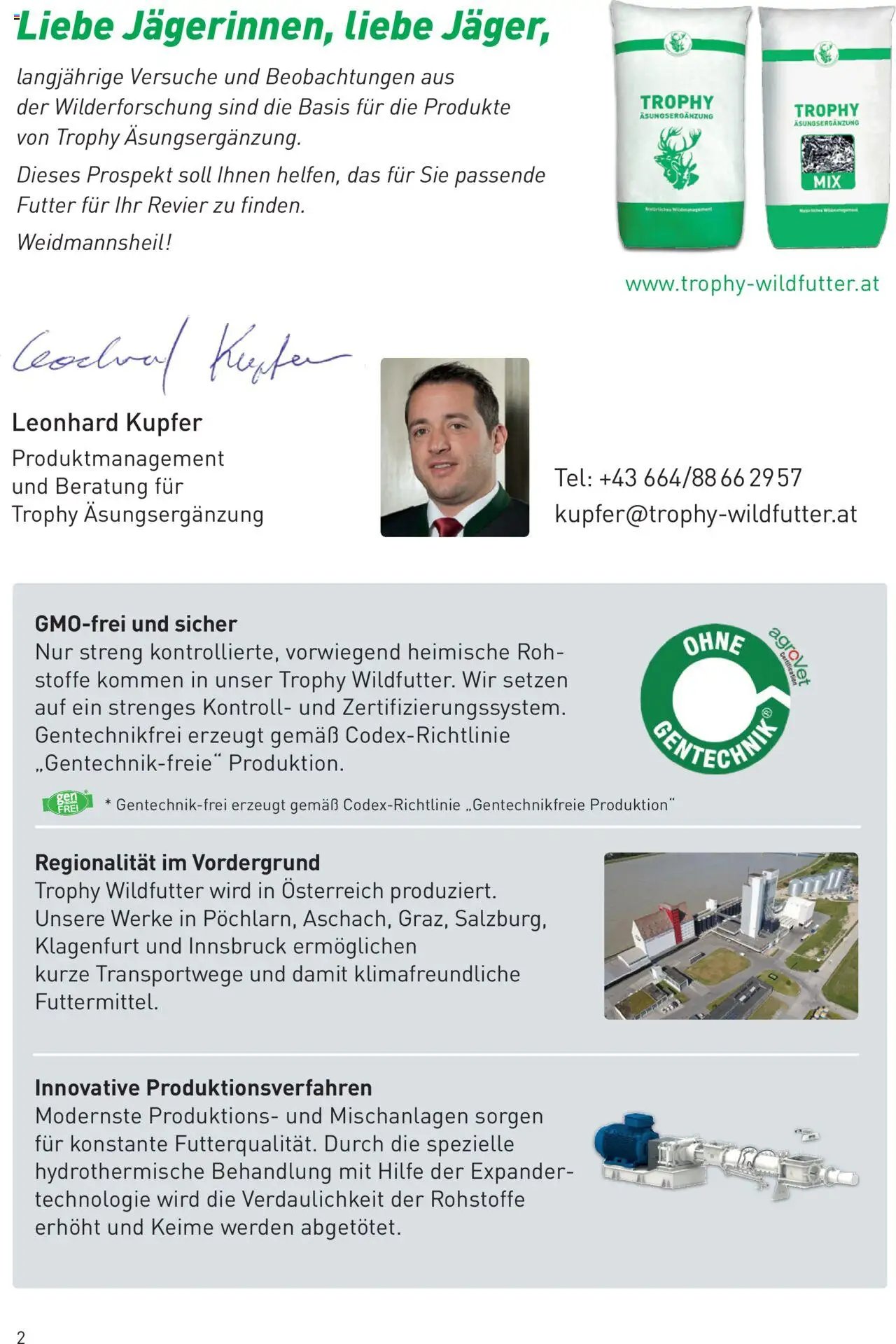 Lagerhaus TROPHY  WILDFUTTER