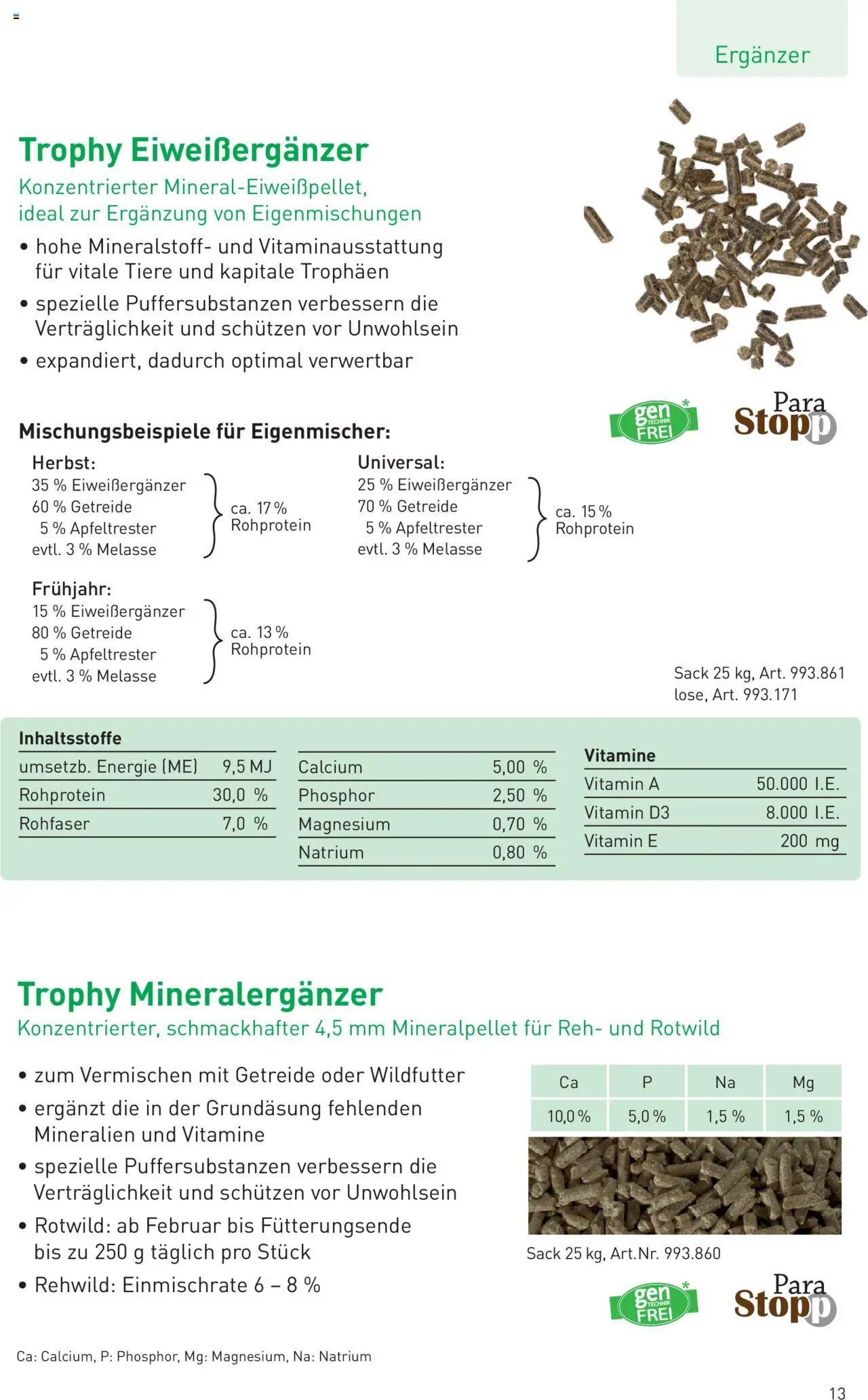 Lagerhaus TROPHY  WILDFUTTER