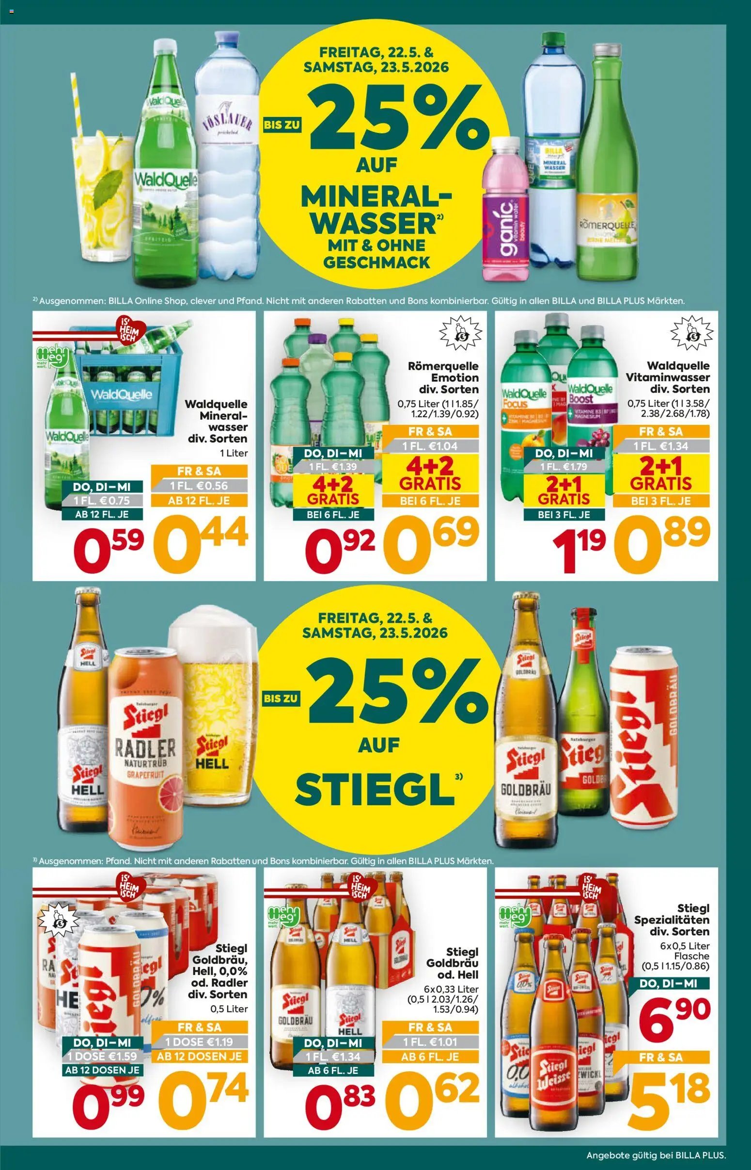 Billa Plus Flugblatt
