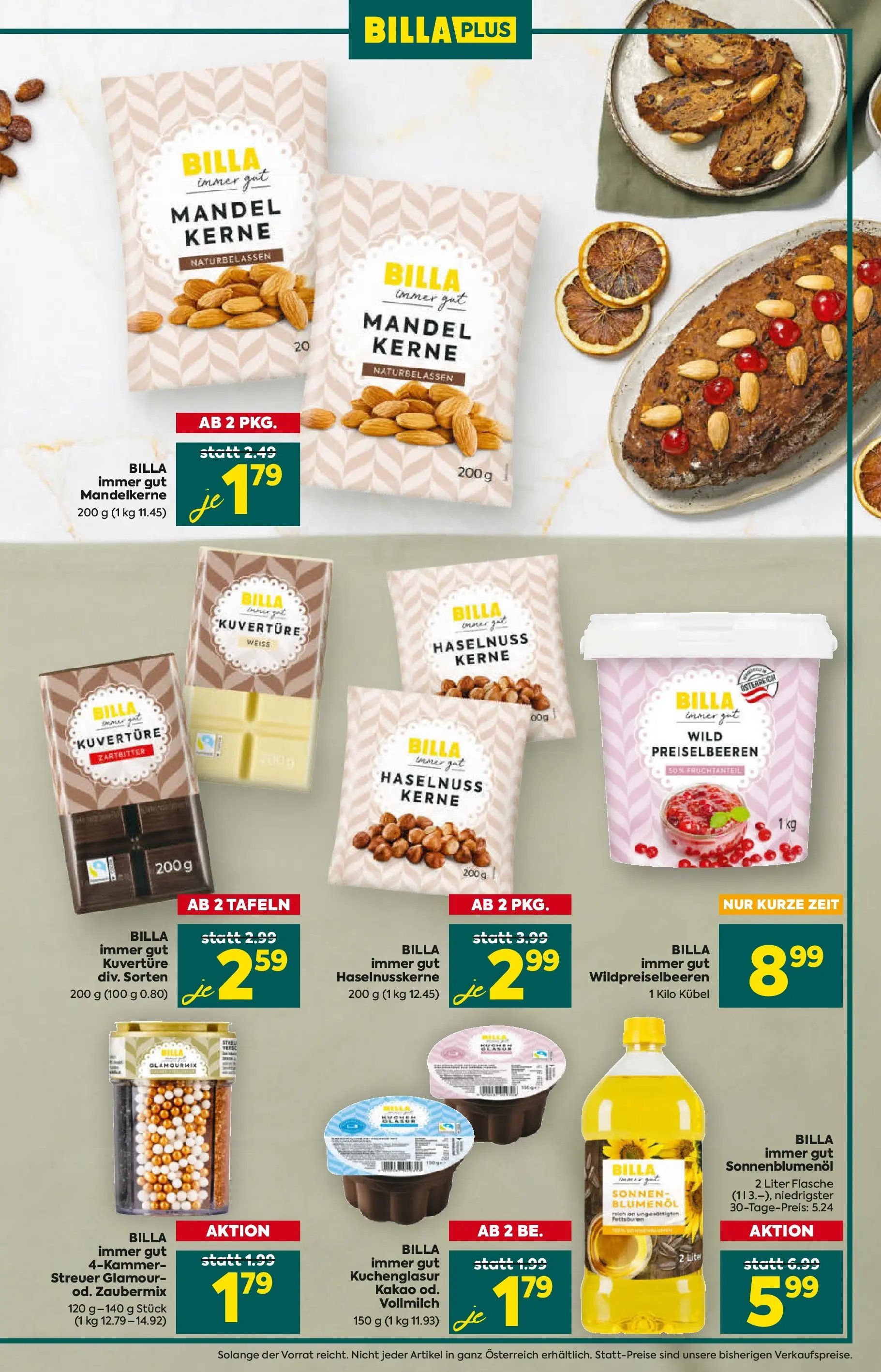 Billa Plus - Alles Rund Ums  Backen