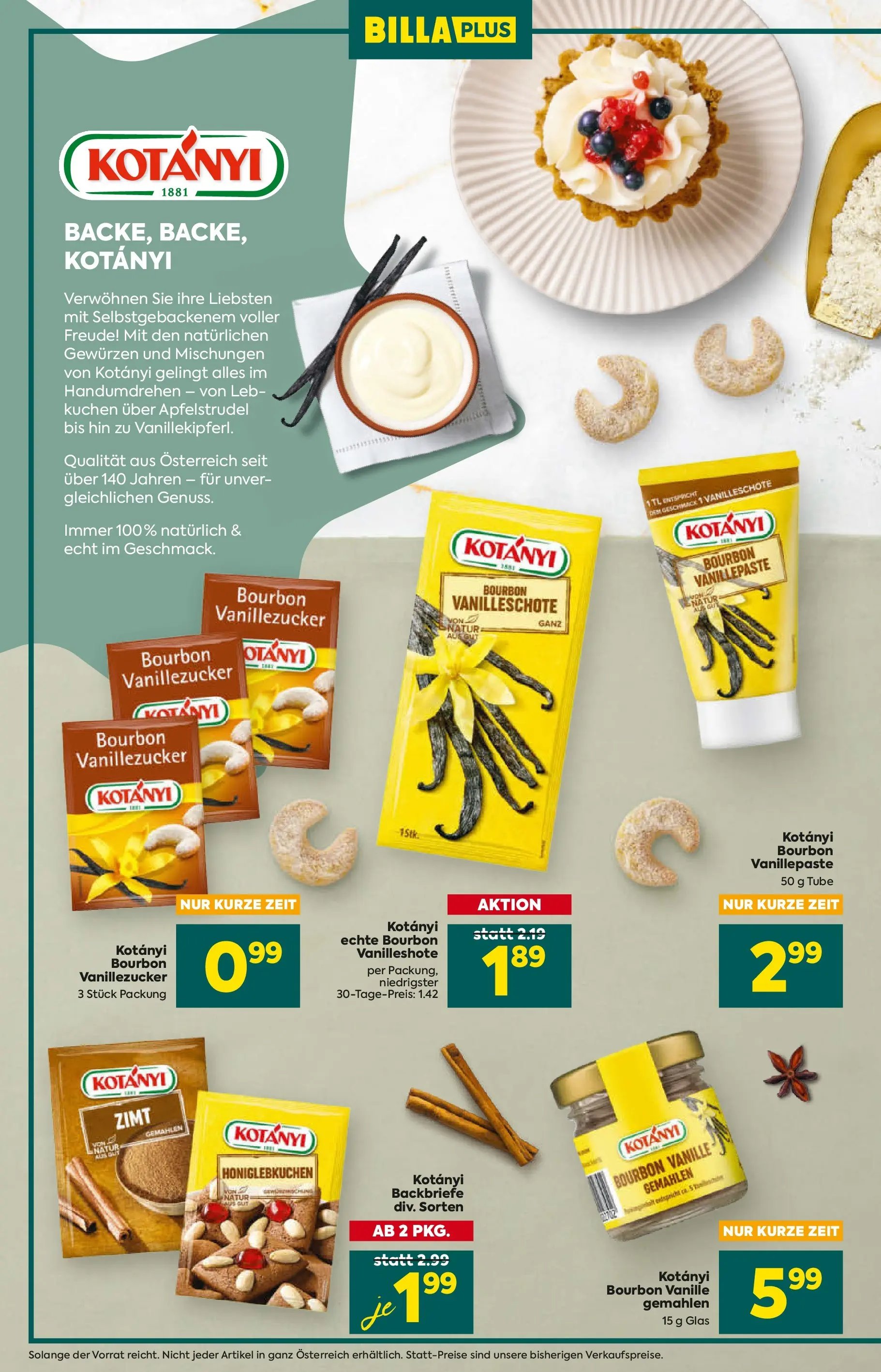 Billa Plus - Alles Rund Ums  Backen