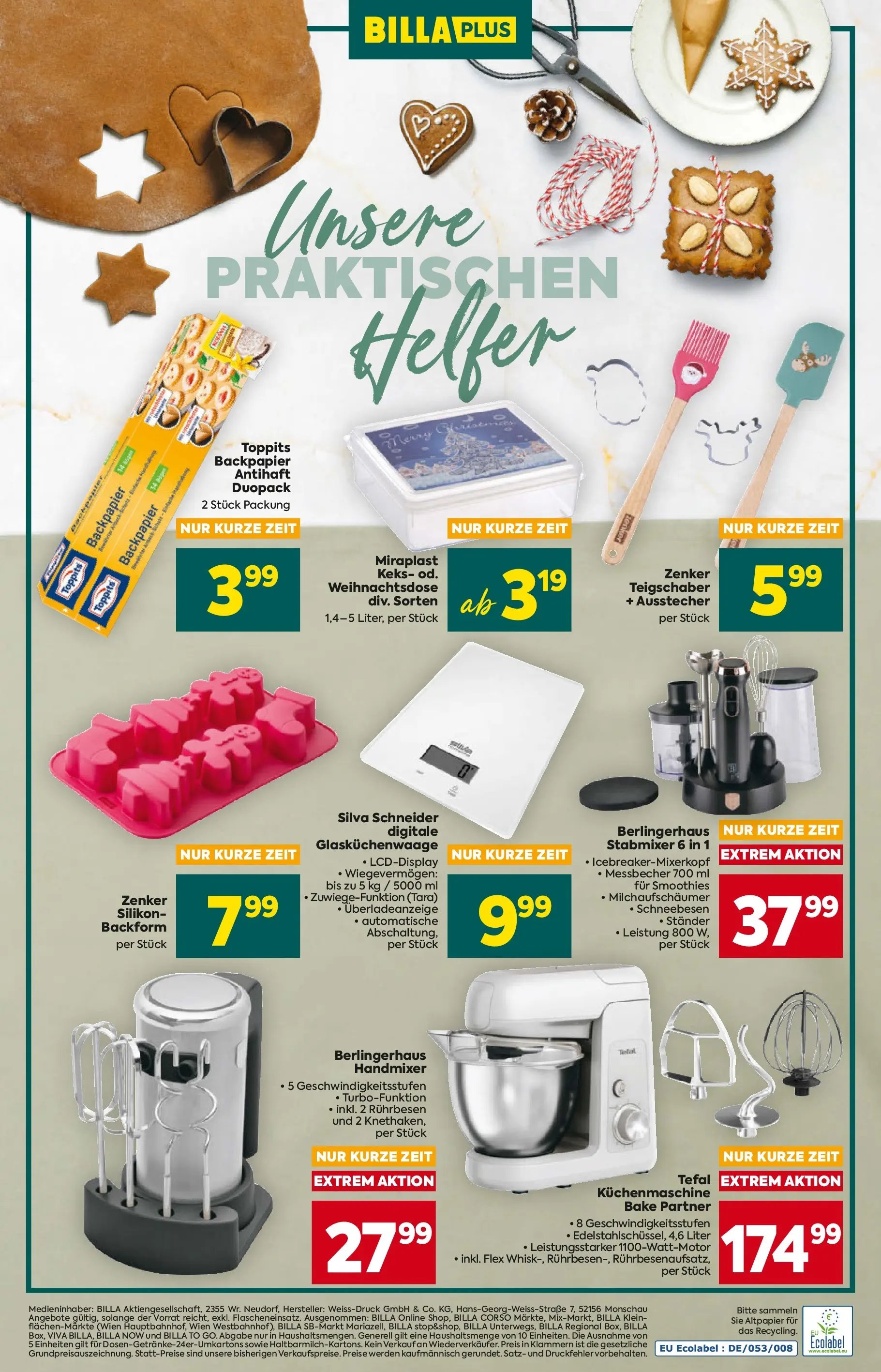 Billa Plus - Alles Rund Ums  Backen