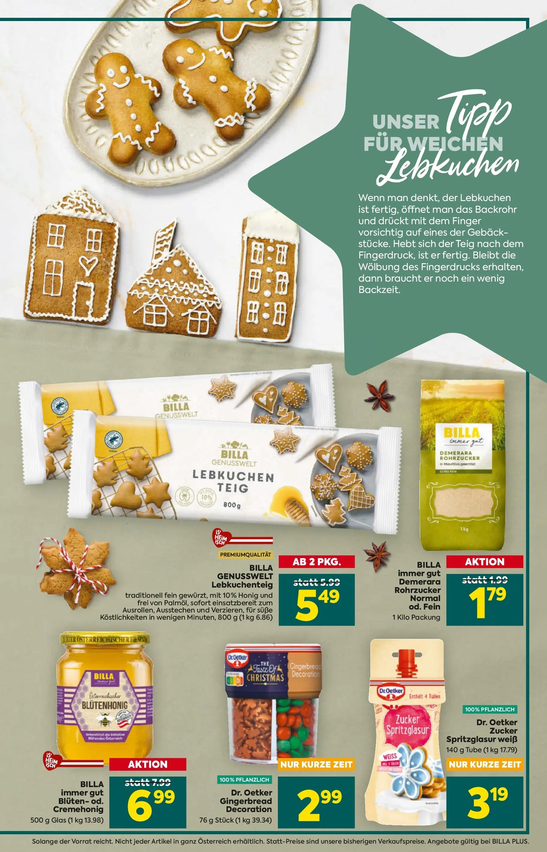 Billa Plus - Alles Rund Ums  Backen