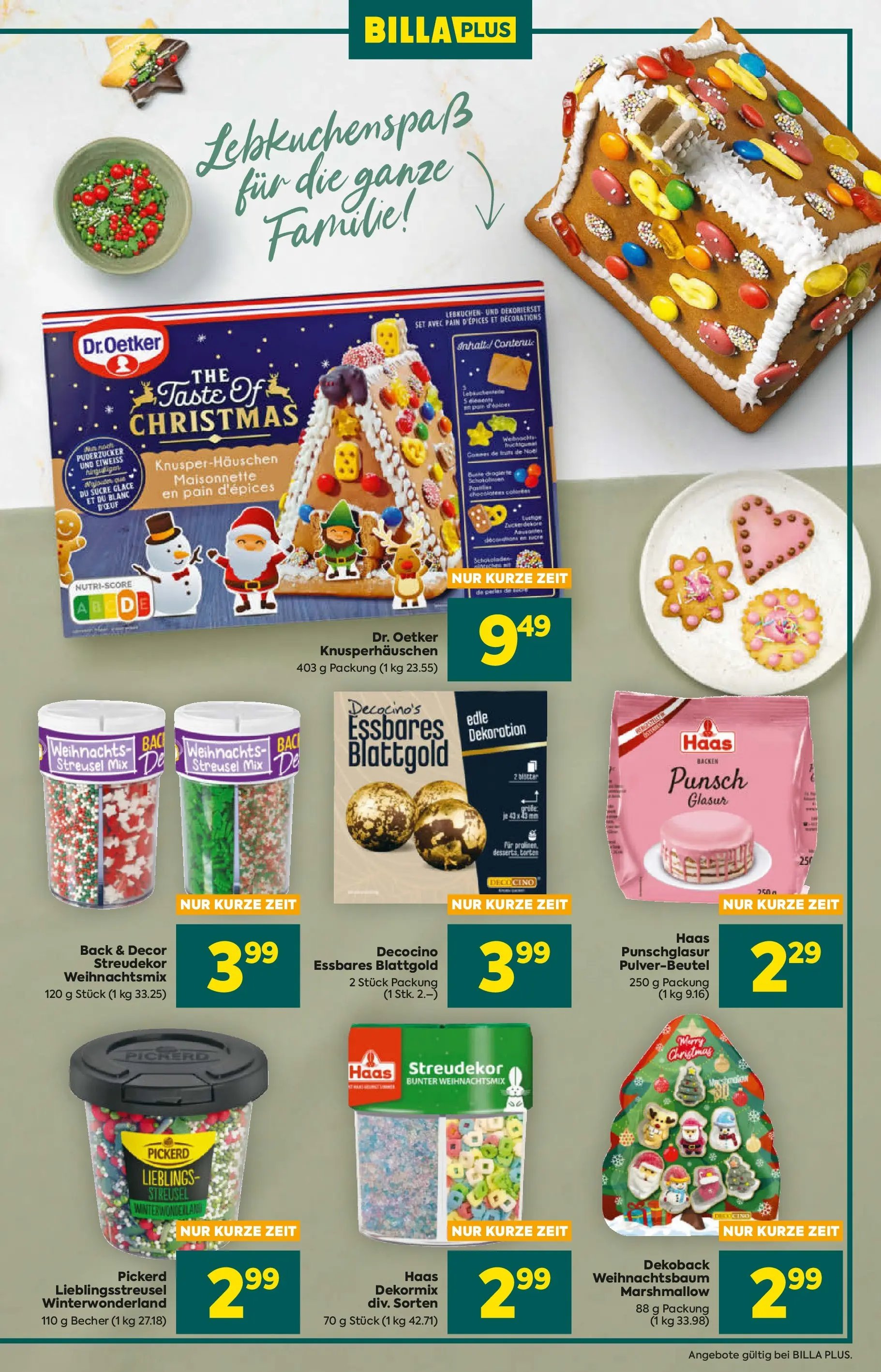 Billa Plus - Alles Rund Ums  Backen