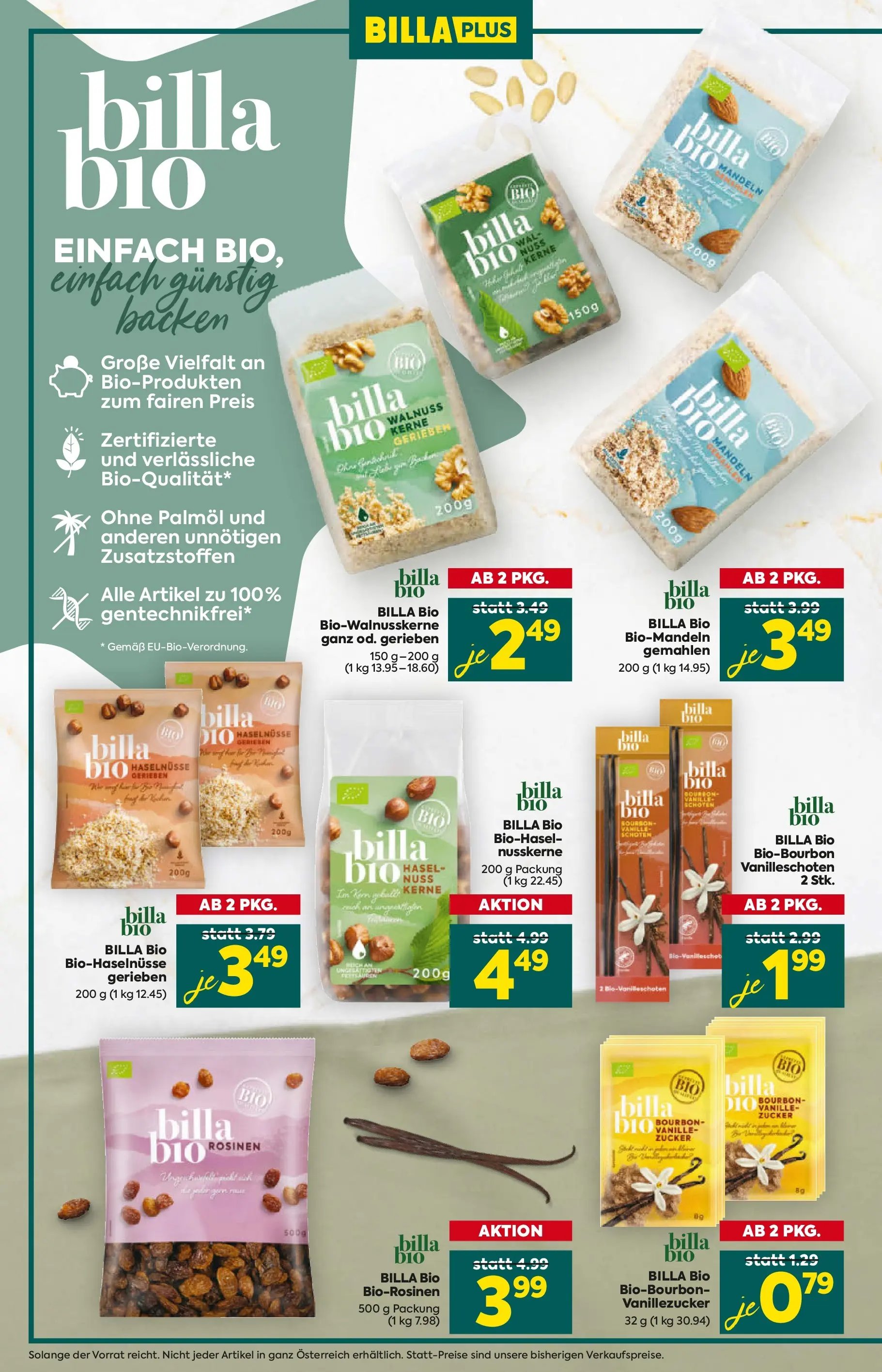 Billa Plus - Alles Rund Ums  Backen