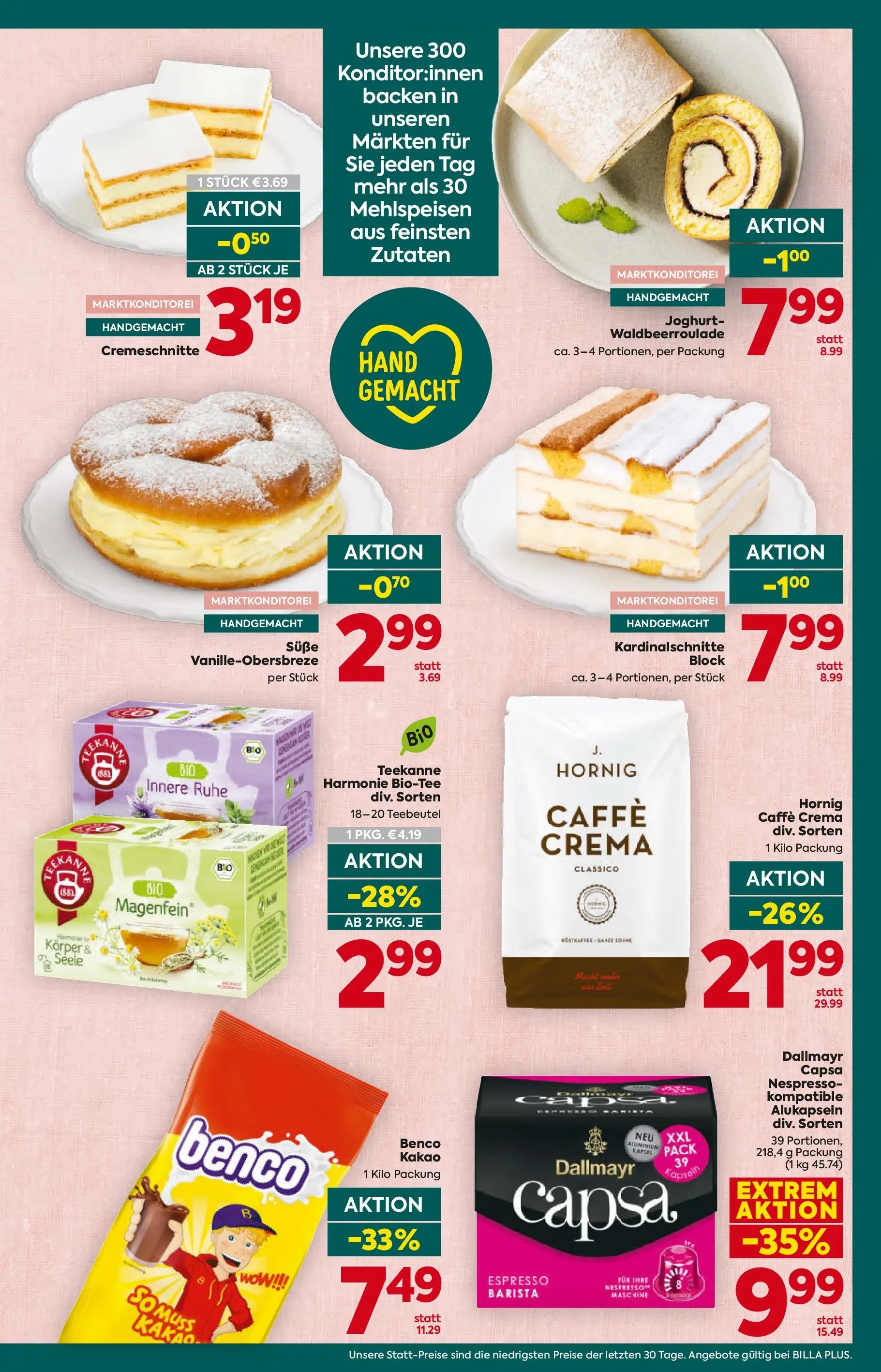 Billa Plus Flugblatt - Burgenland