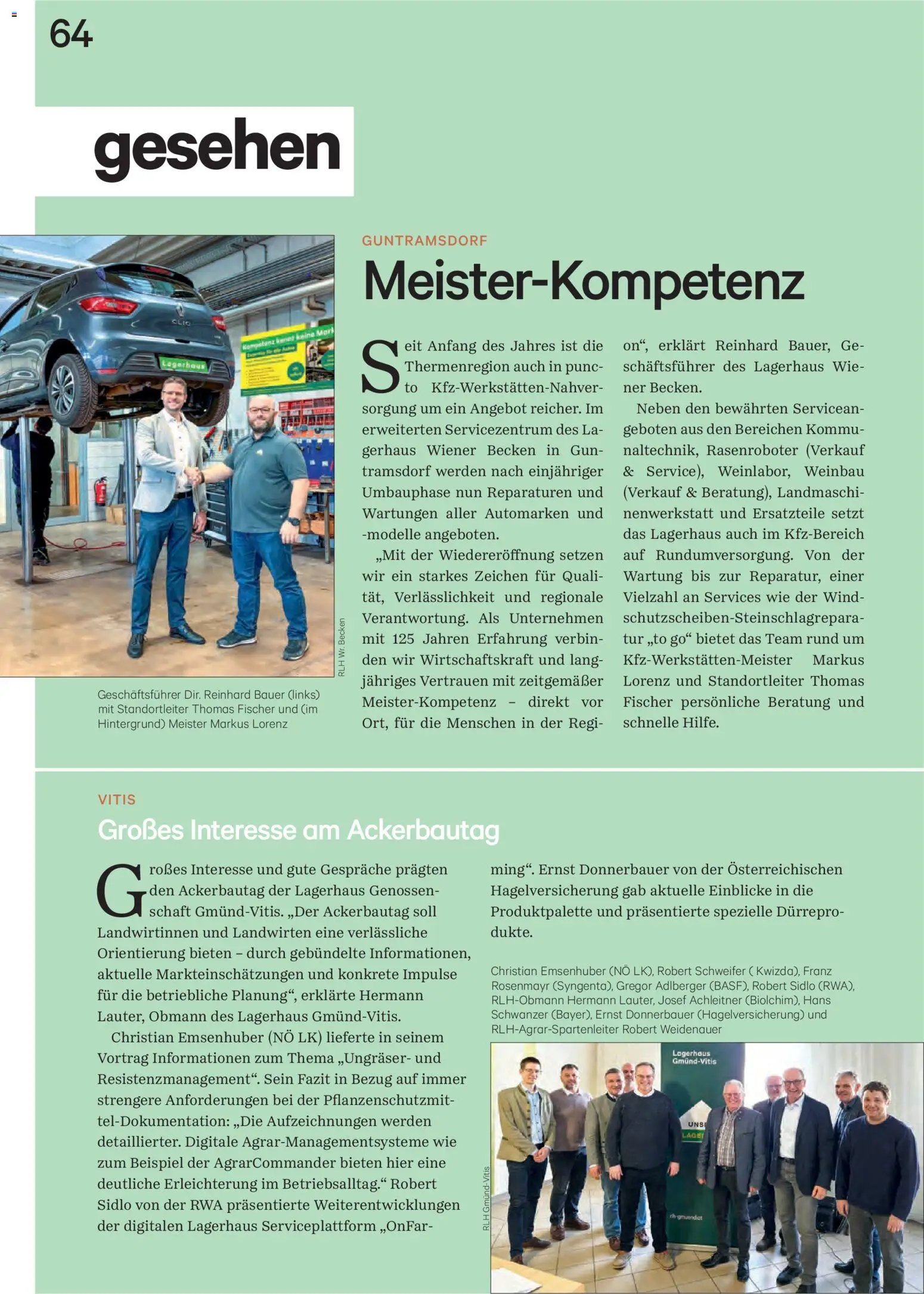Lagerhaus Unser Land Mai 2025